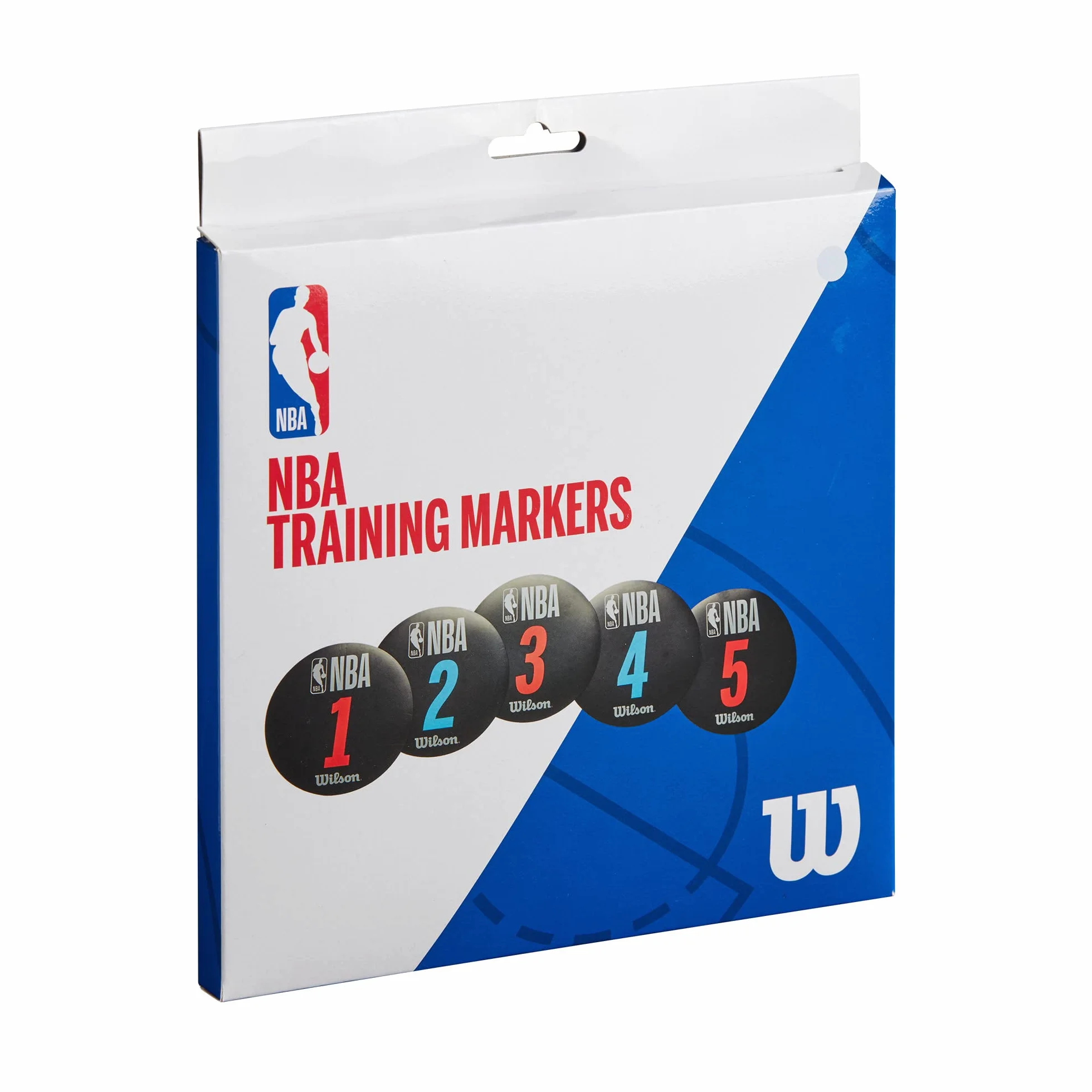 Wilson Delimitatori da Basket NBA DRV Training Markers Plastica Nero 5 unità
