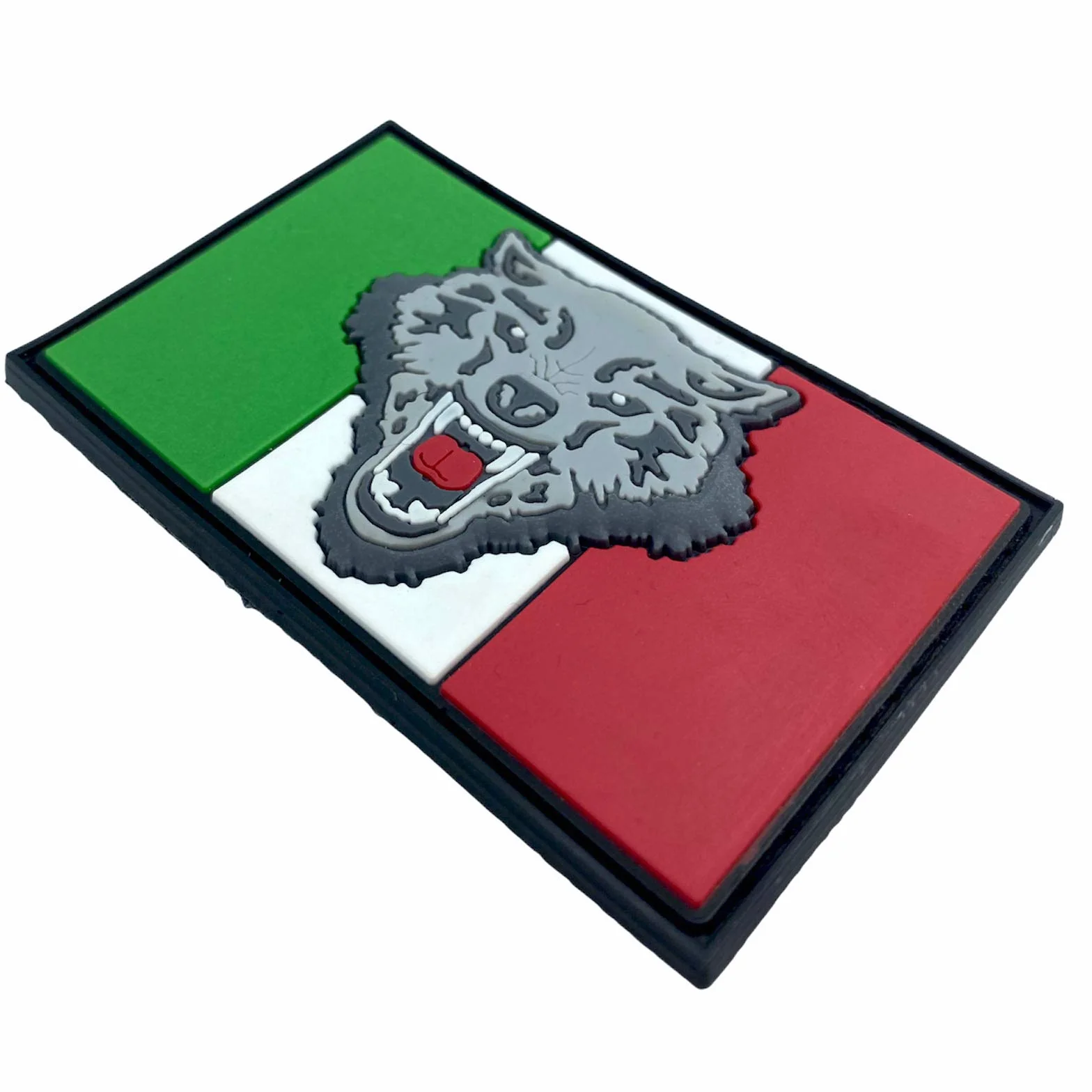 Italia Italiano Lupo Bandiera Cosplay Airsoft PVC Fan Patch Morale Fan Toppa