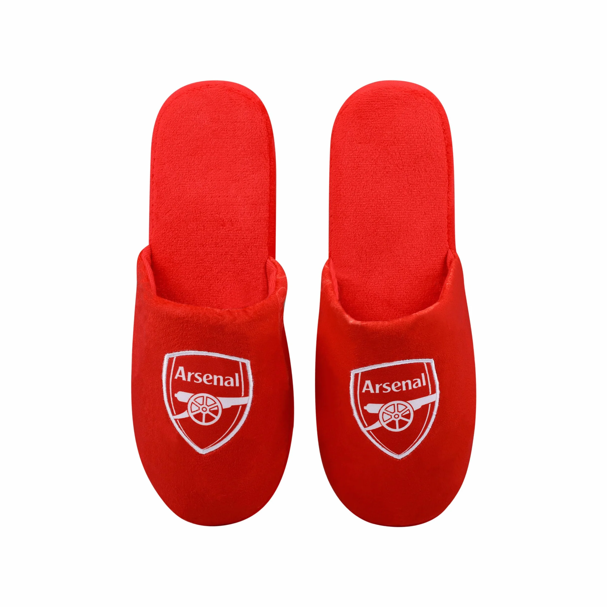 FOCO Pantofole da calcio da uomo con licenza ufficiale Arsenal FC, taglia M 8-9, Arsenal F.C, 42/43 EU
