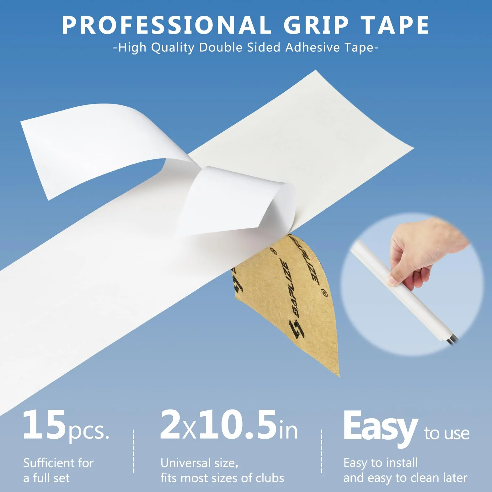 SAPLIZE Golf Grip Kit – Regripping Tool with Tape, Solvent, Hook Blade & Clamp
