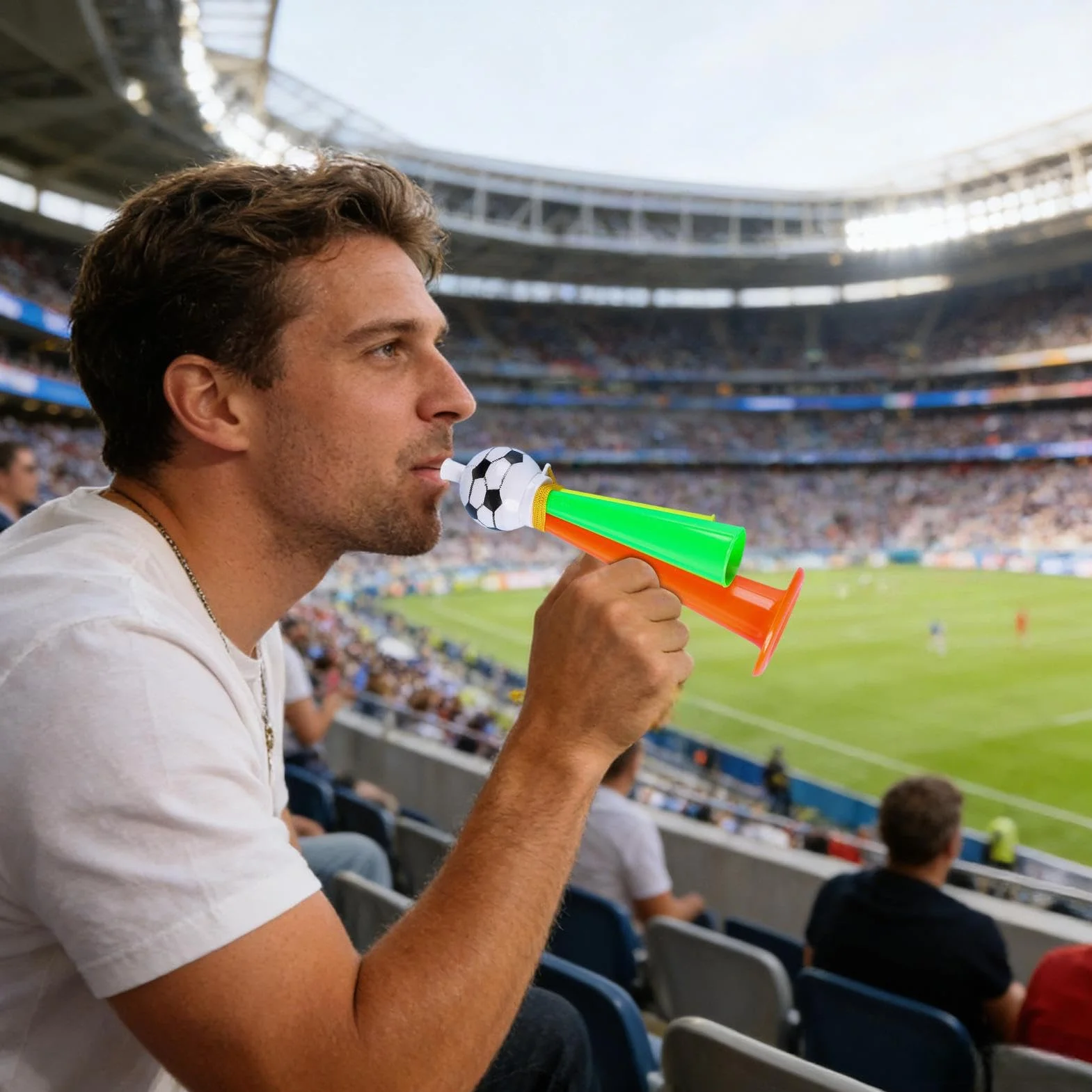 Tromba a fiato da stadio portatile ad alto volume per partite, feste e celebrazioni