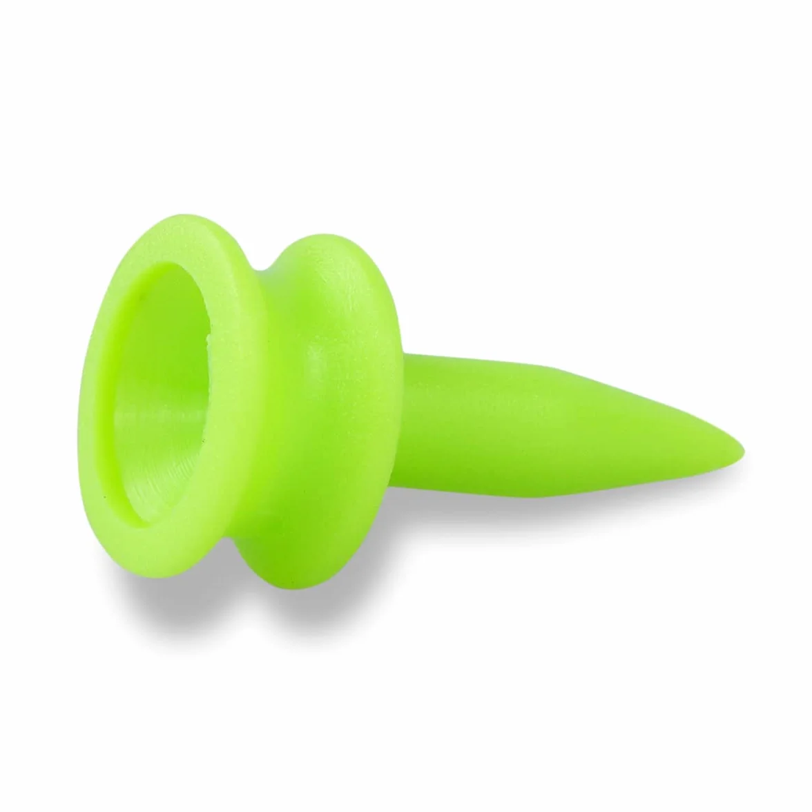 T da golf in plastica, 25 mm, colore: verde, 2,5 cm
