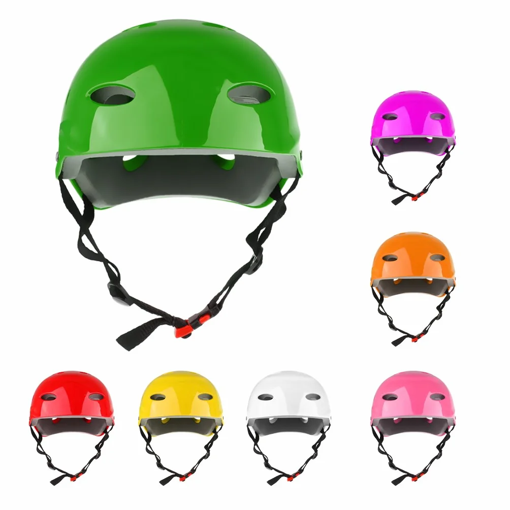 Kask bezpieczeństwa sporty wodne wakeboard kayak canoe surf L pomarańczowy