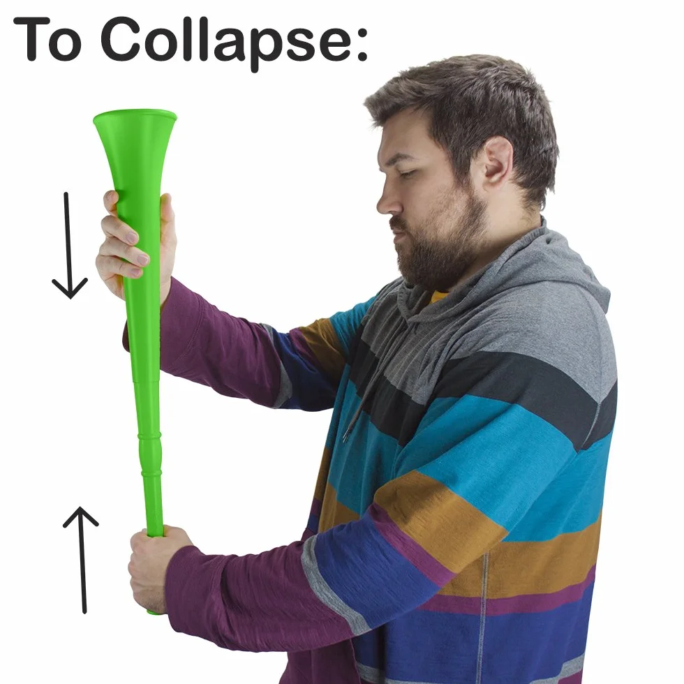 Pudgy Pedro S Plastic Vuvuzela Stadium Horn, 66 cm