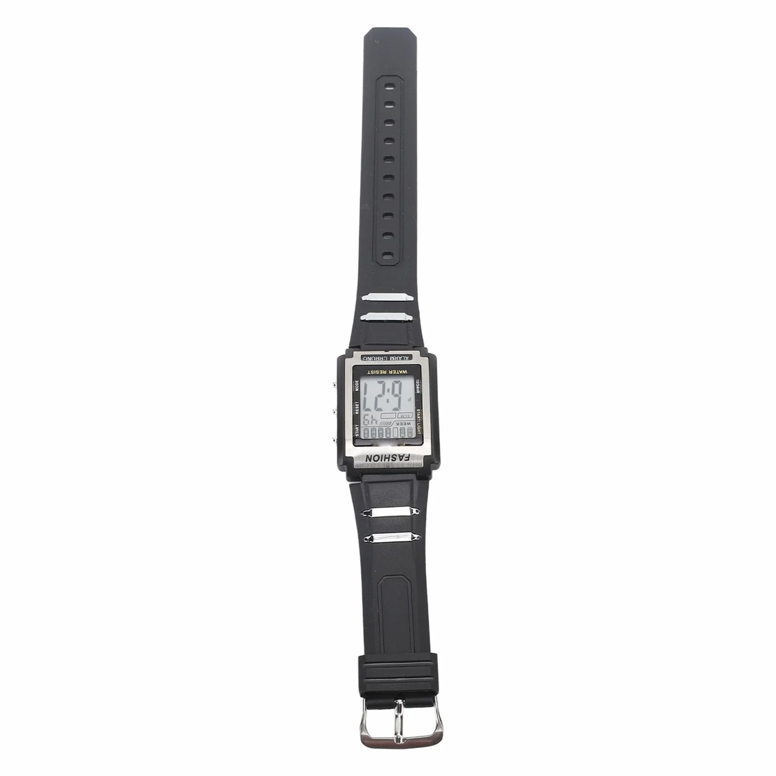 Orologio Sportivo Digitale, Orologio da Nuoto Impermeabile, Orologio Polso Cronografo Rettangolare Esterni Orologio Digitale Multifunzionale a Grande Schermo per Escursioni Corsa