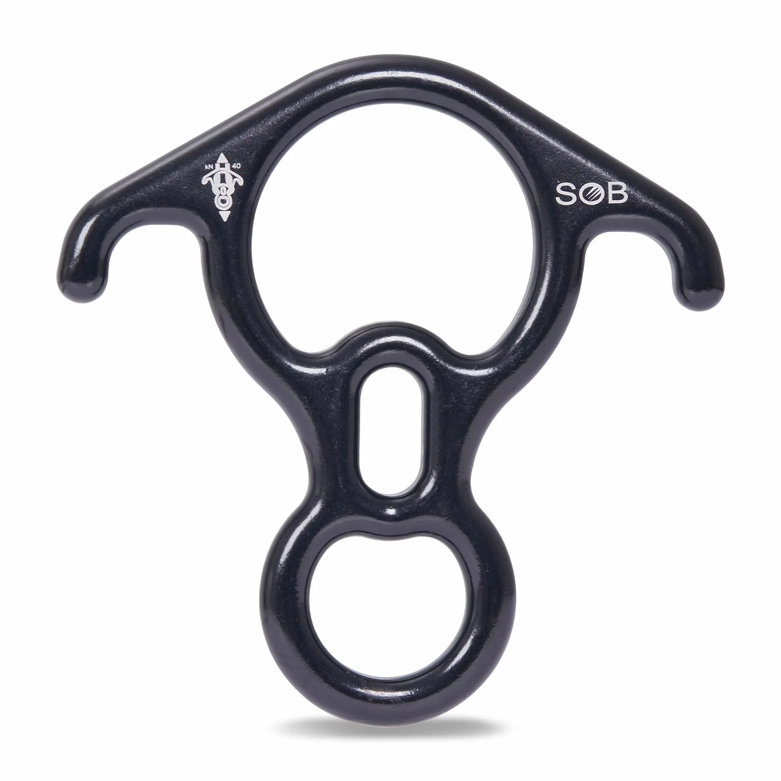 Discensore per Arrampicata in Lega di Alluminio 8 Descender Dispositivo di Sicurezza