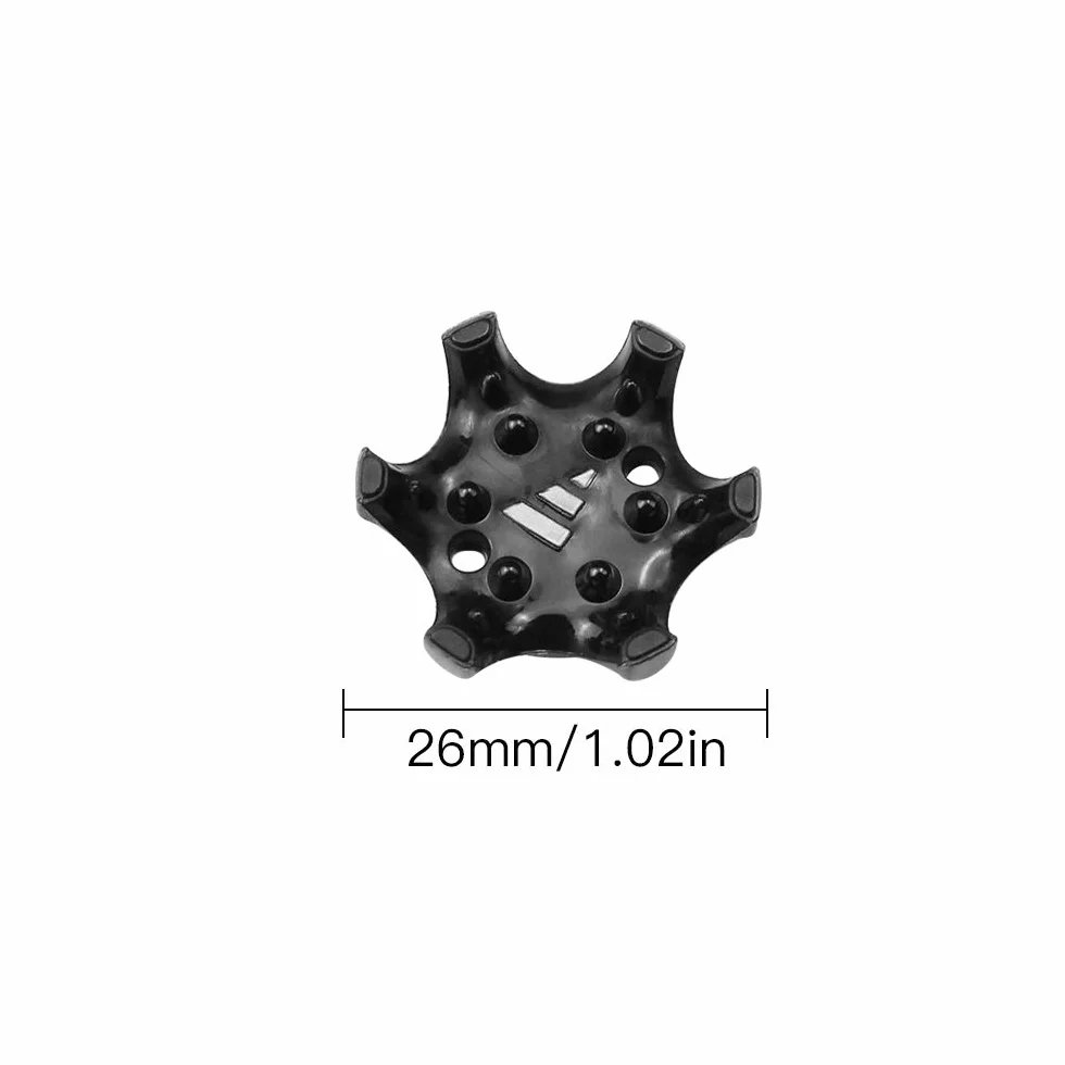 Tacchetti per Scarpe da Golf Antiscivolo YunBey 10 PCS Golf Shoe Spike di Ricambio Nero