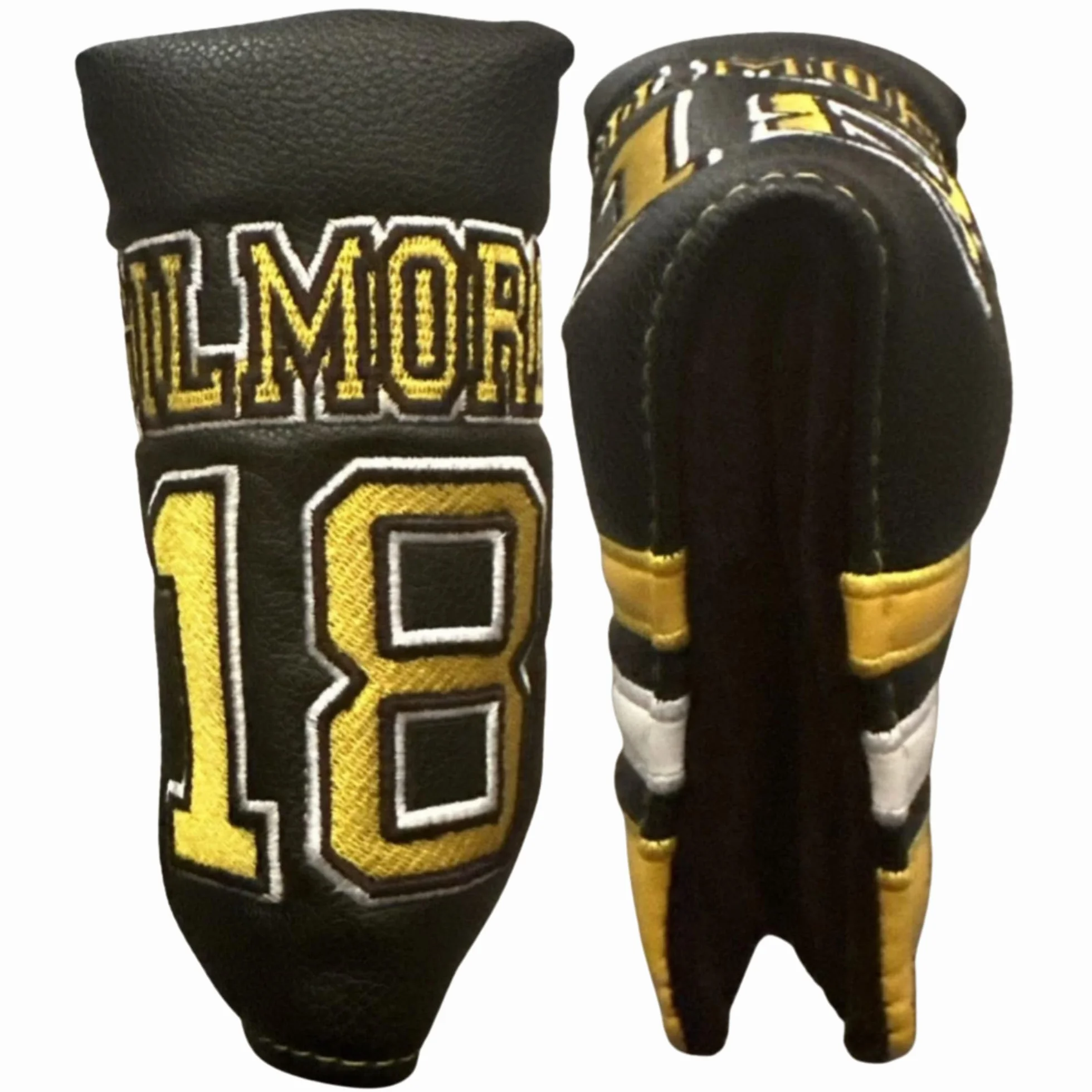 Happy Gilmore Syren - Copertura per putter da golf, in finta pelle, con chiusura magnetica, colore: giallo