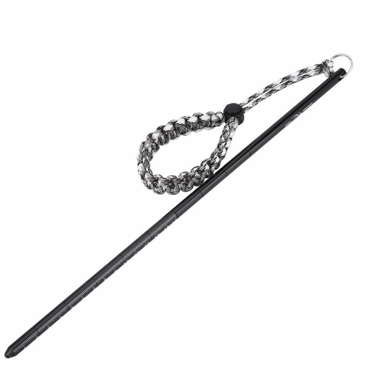 Puntatore Immersione Lega Alluminio Subacqueo Noise Maker Cordino Polso Regolabile Nero