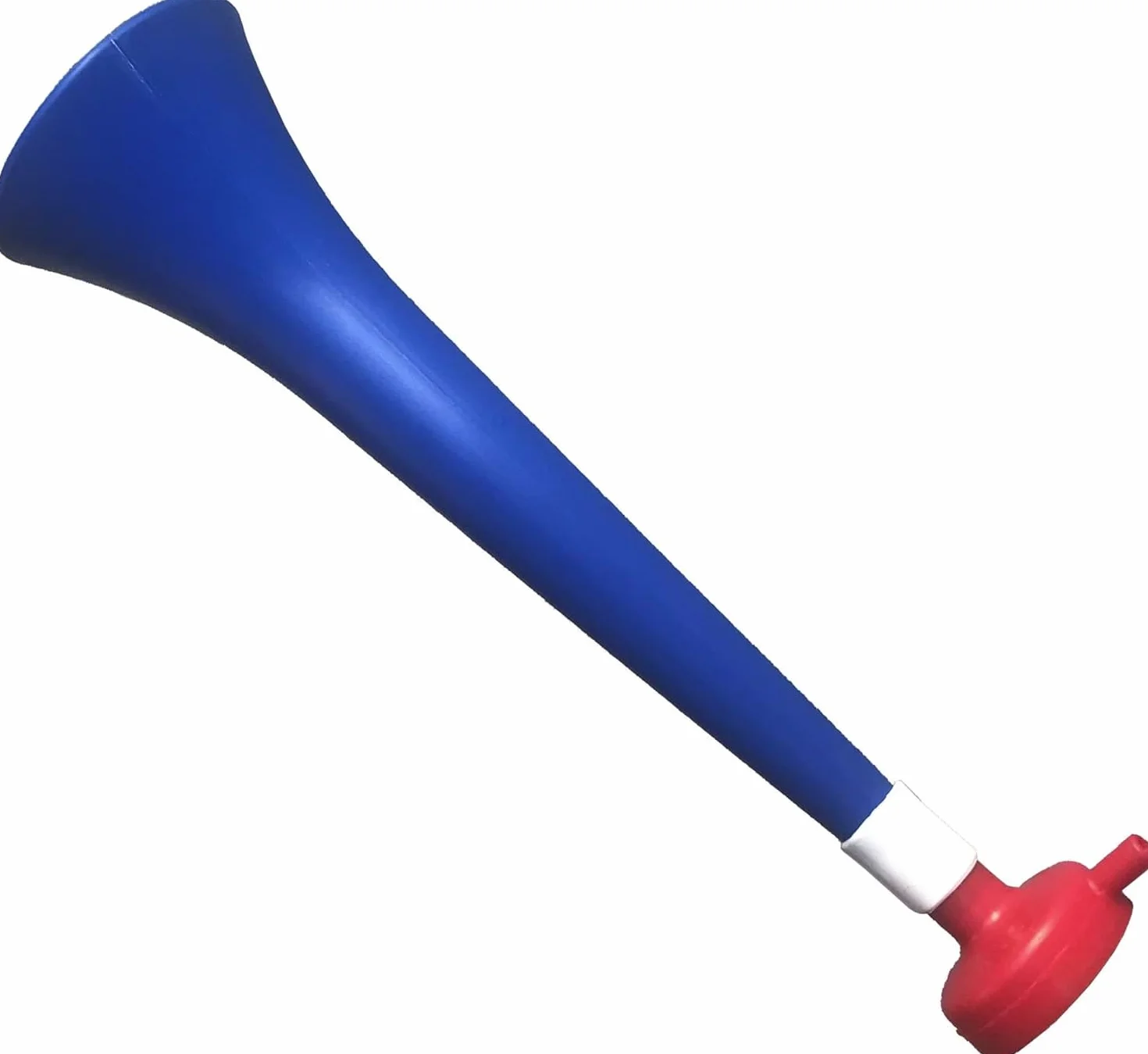 Grande Tromba Vuvuzela France 59 cm Blu Bianco Rosso 108 Decibel per Calcio e Celebrazioni Sportive
