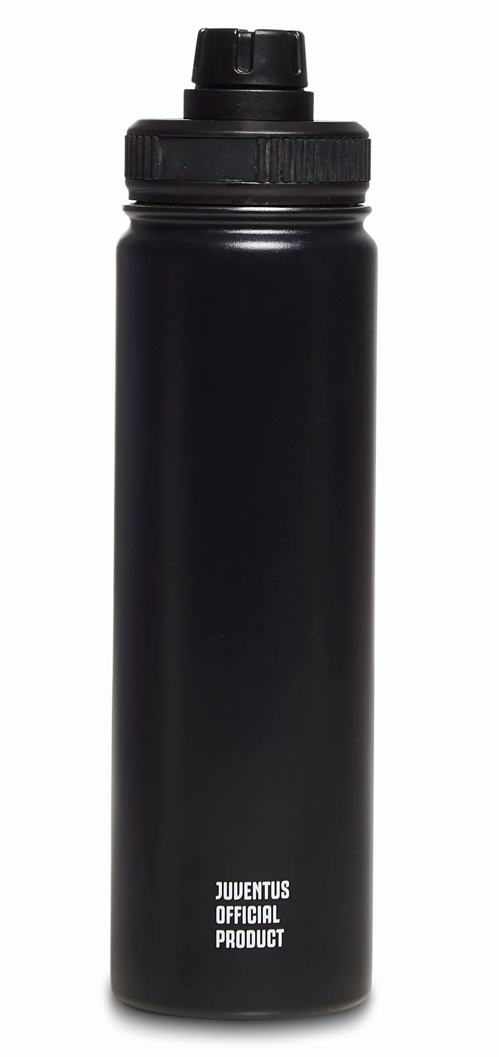 Seven Borraccia FC JUVENTUS Calcio 650 ML Borraccia Termica Acciaio Inox Mantenimento Temperatura 24h Nero