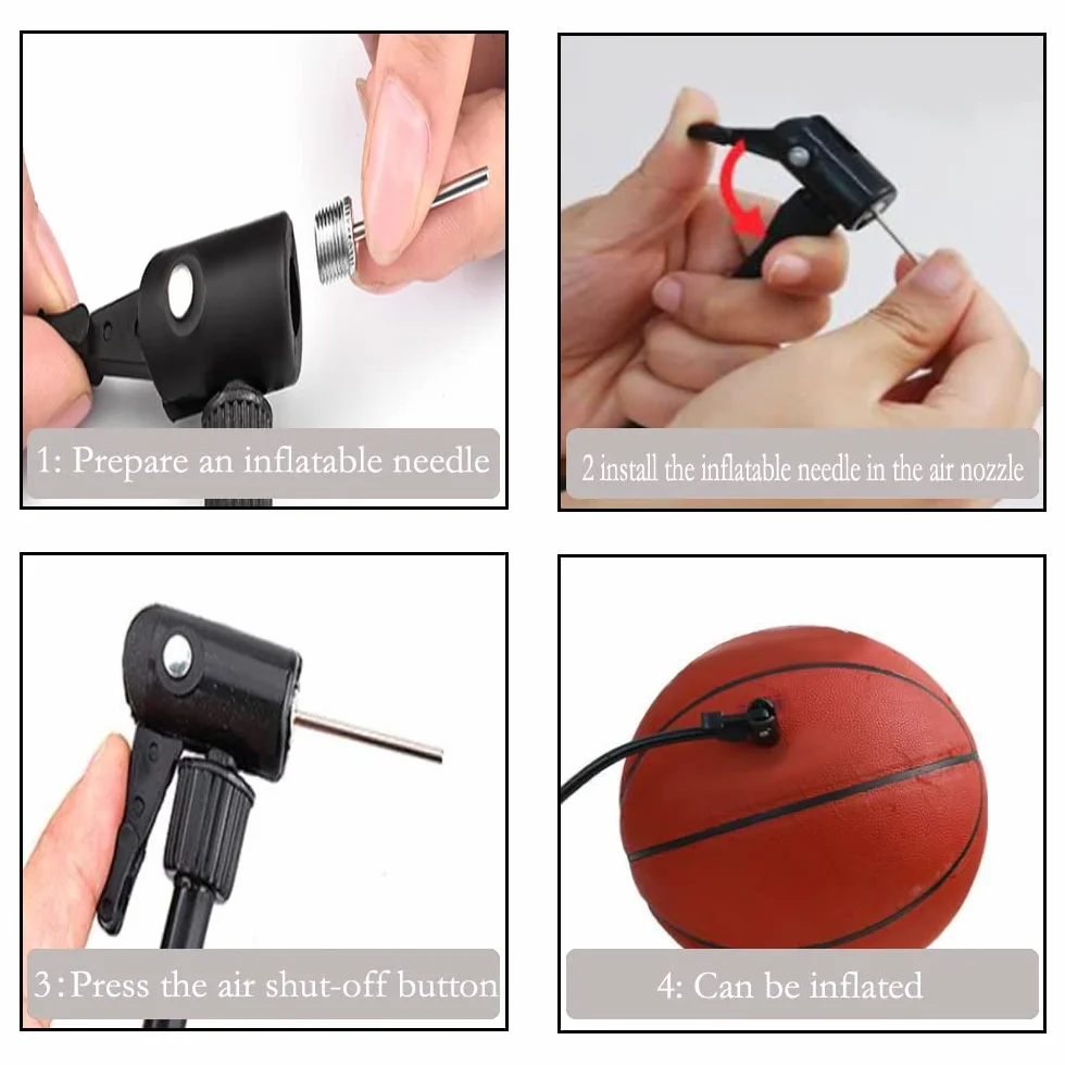 Aghi per Pompa a Sfera 8 PCS Ago Gonfiaggio Palloni