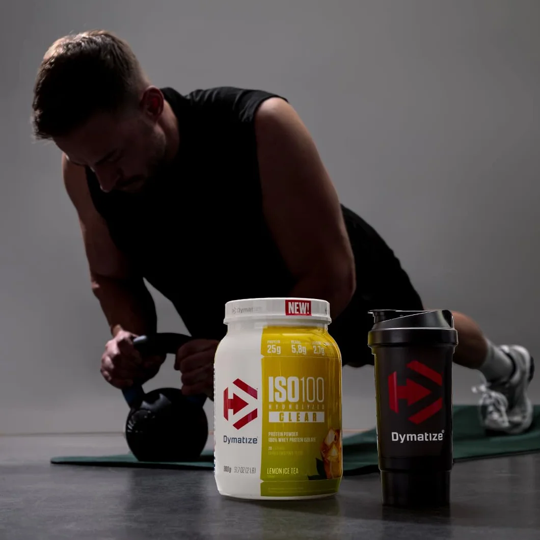 Dymatize Protein Shaker 500 ml con scomparto polvere e capsule ermetico lavabile in lavastoviglie senza BPA DEHP