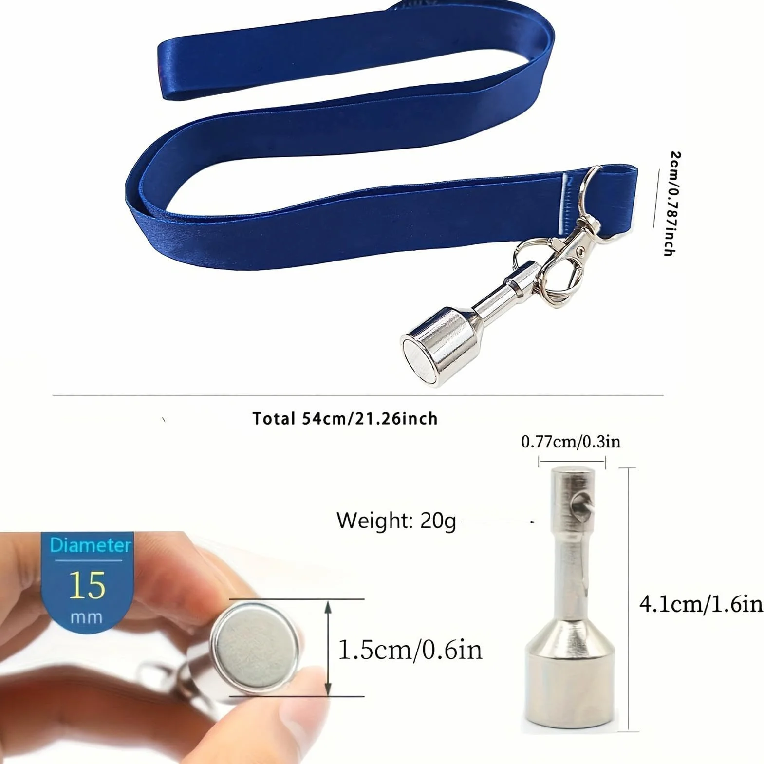 Generisch Boccia Set di sollevamento per palline, strumento magnetico ergonomico, magnete forte