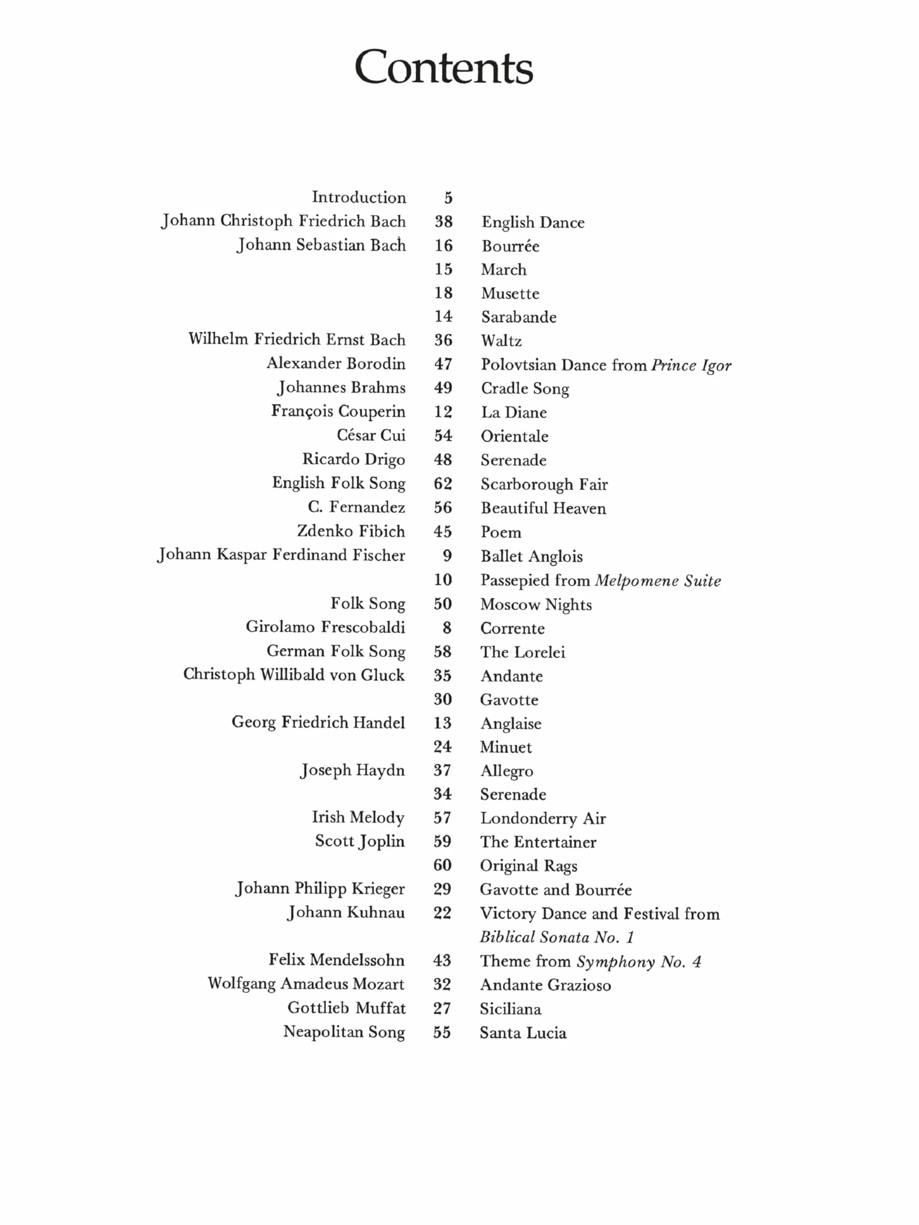 Baroque and Folk - Tunes for the Recorder: Everybody's Favorite Series