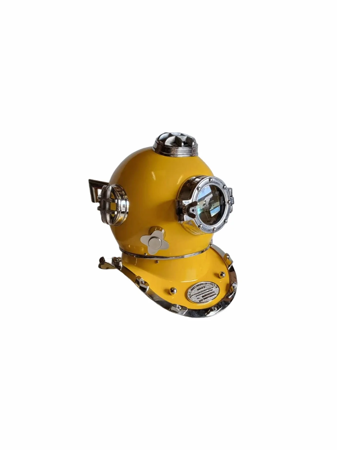 ACL - Casco da immersione, realizzato a mano, in ottone massiccio, stile vintage, per ufficio o casa, attrezzatura da immersione, display da tavolo