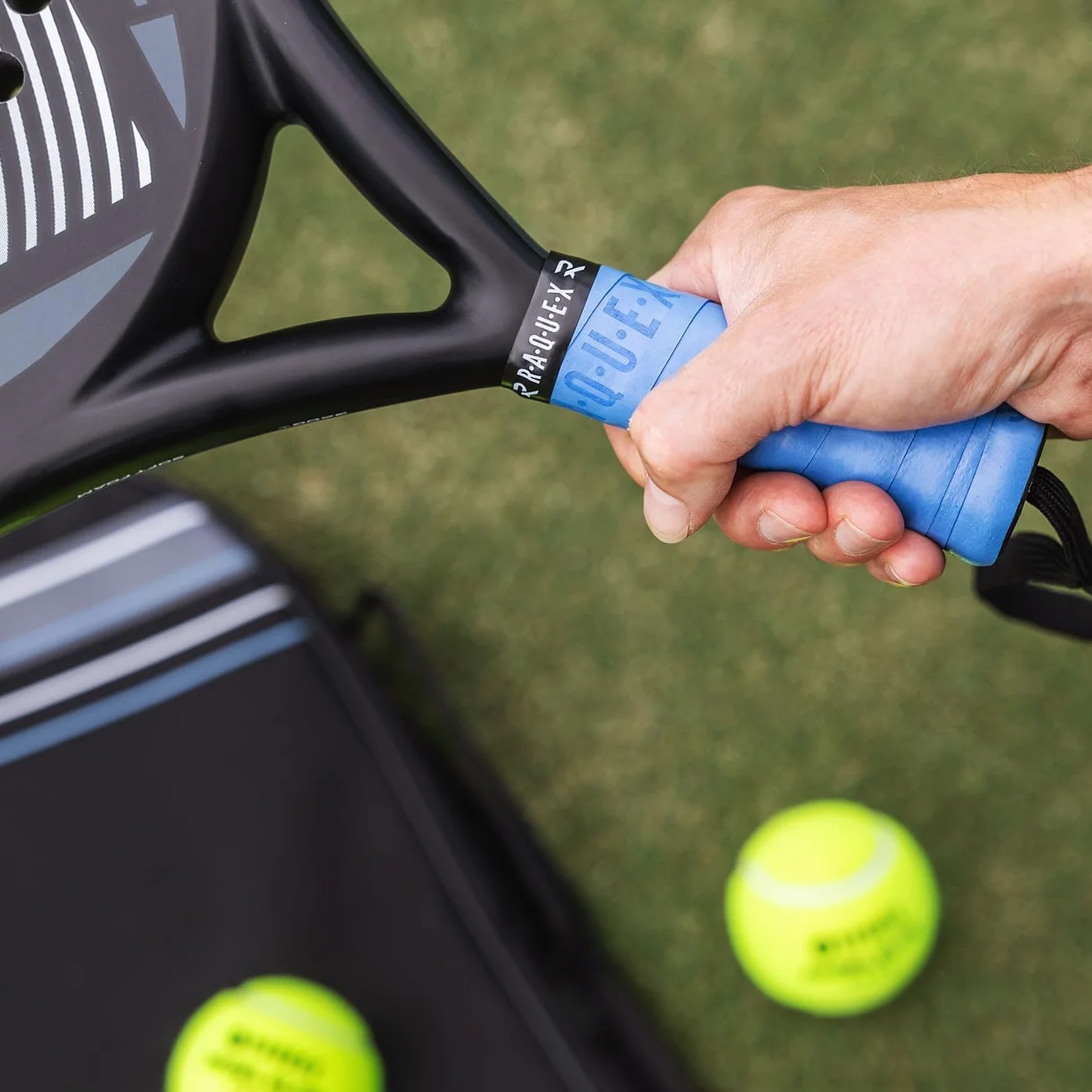 Raquex Nastro Overgrip Racchette da Padel 0,65 mm Antiscivolo 10 Colori 3 Nastri