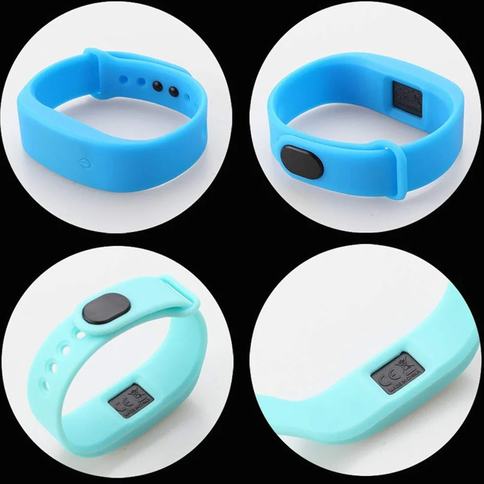 Cinturino in silicone Cinturino LED Display digitale elettronico Bracciale Orologio da polso sportivo Orologio in silicone Unisex Pratico e popolareUtile e attraente.