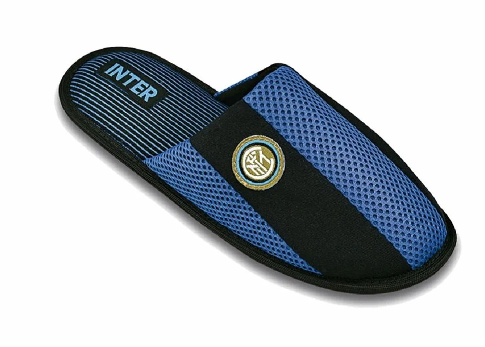 Giemme Ciabatte Ufficiali F.C. Internazionale Calcio Pantofole Tifosi Interisti Multicolore 41/42 EU Sportivo Uomo Adulto Uomini