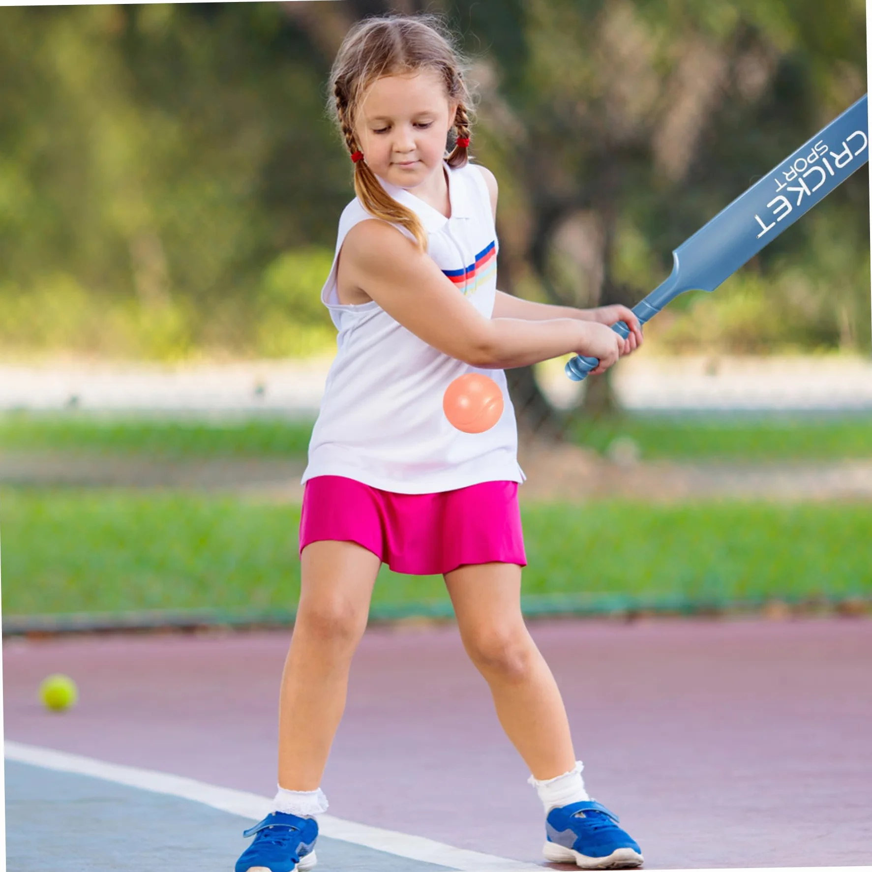 Yeory Set da Cricket per Bambini, Kit con Mazza ABS, Regalo di Cortile