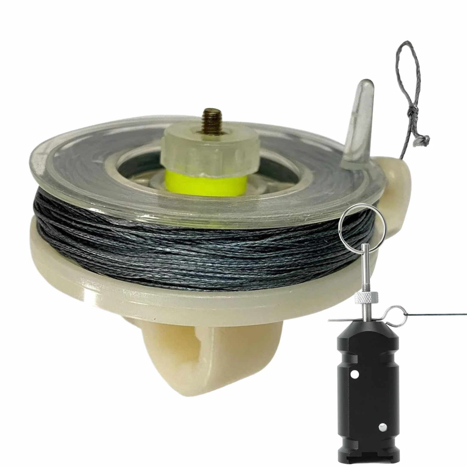 Trip Wire Alarm Kit, Perimeter Alert System, Heavy-Duty Weatherproof, 82ft Steel Wire, for Camping Hunting Farm Survival