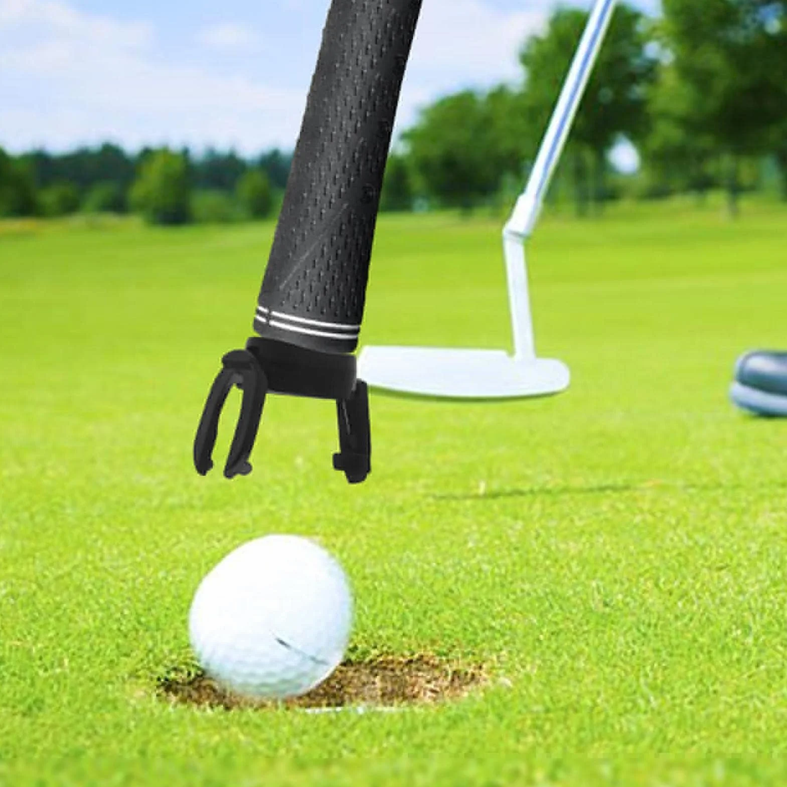 Raccoglitore di Palline da Golf Superiore - Sucker Golf Ball Retriever per Putter Pieghevole Portatile
