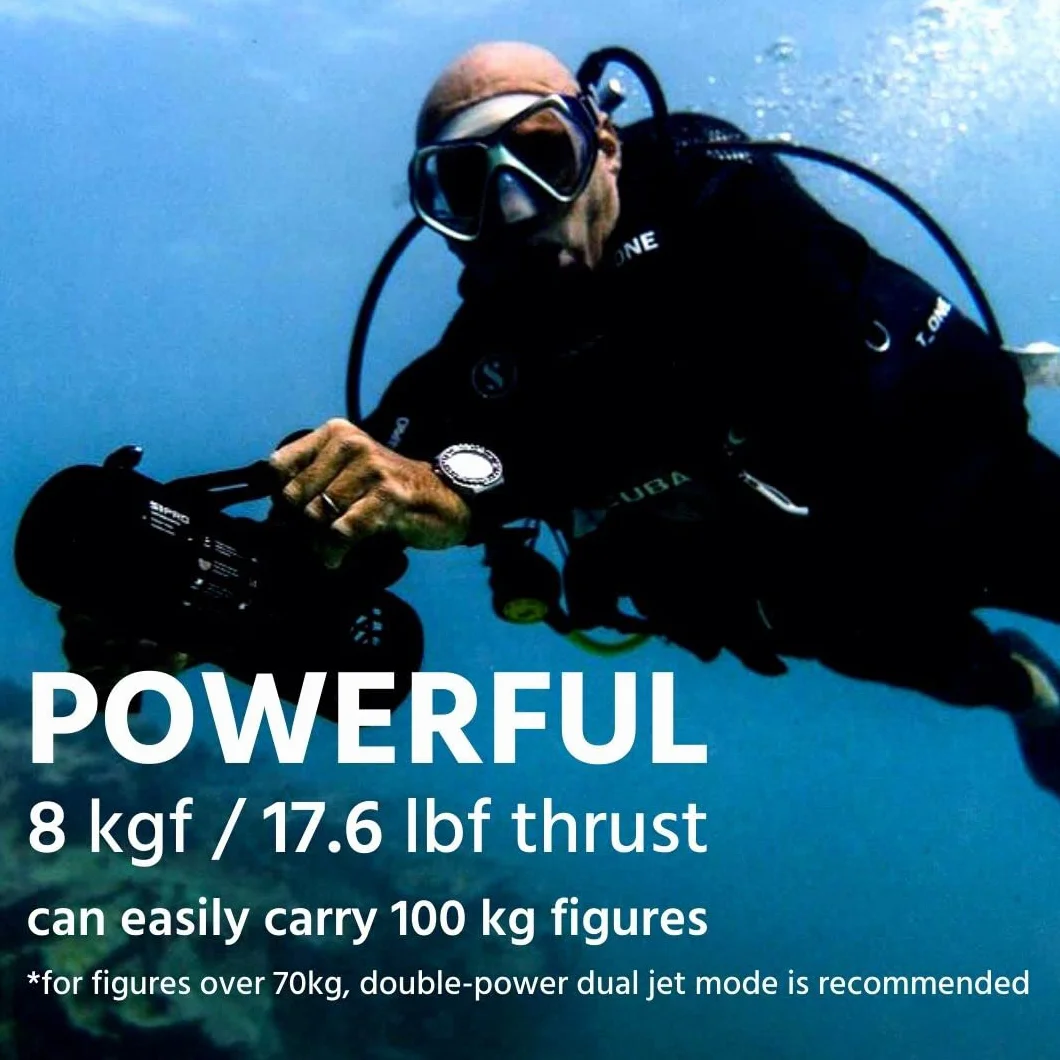 LEFEETS1PRO Monopattino subacqueo modulare ad alte prestazioni con supporto action camera velocità massima 6,48 km/h per immersioni snorkeling piscina apnea