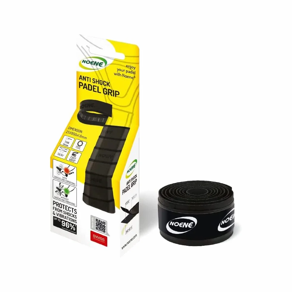 Noene Padel Grip 25 mm x 850 mm x 1,6 mm Anti-shock Impugnatura