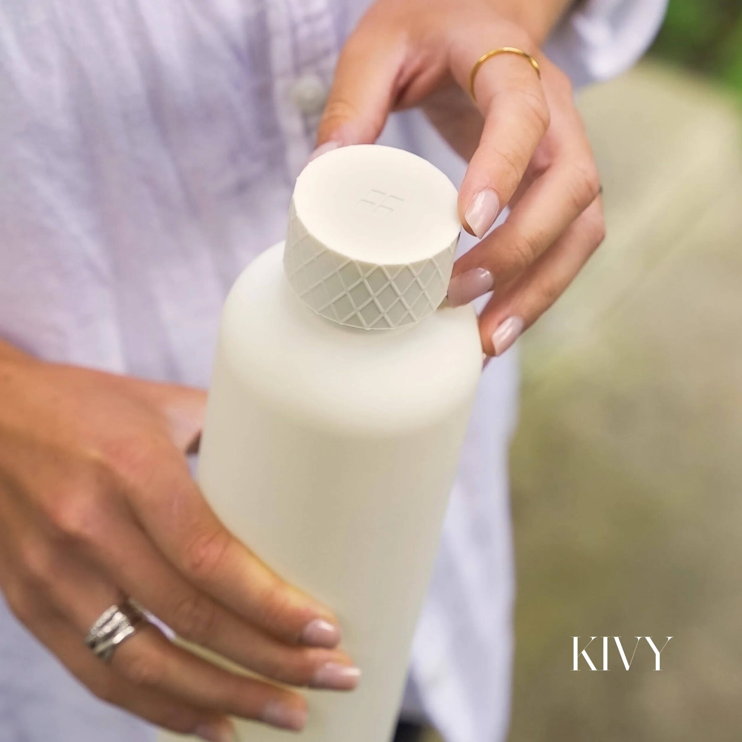 KIVY Borraccia 650ml Antigoccia Antiurto Senza BPA Verde - Bottiglia Acqua Sport Palestra