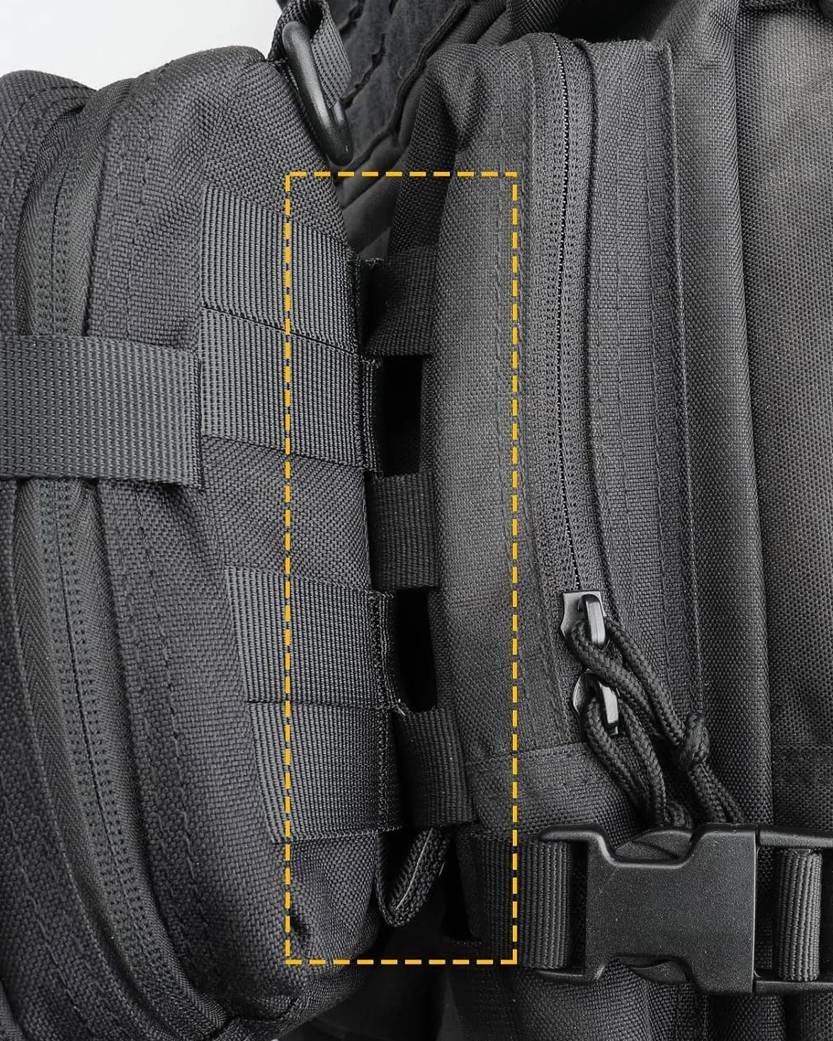 MOLLE Cinghia 2 Pezzi Fettuccia Nylon Utility Backpack Strap Accessory Connector