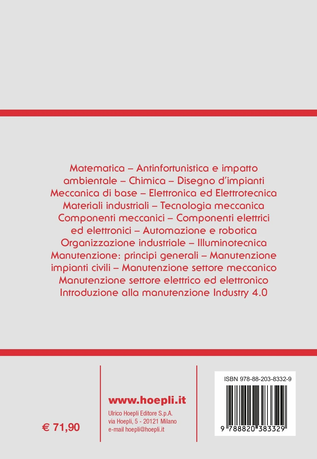 Manuale del manutentore. Per gli Ist. tecnici industriali