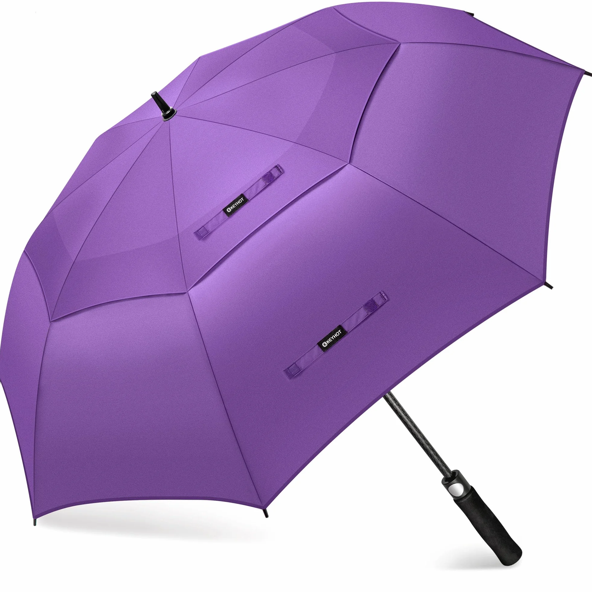 Ombrello Grande da Pioggia M/L/XL/XXL, Ombrelli Golf Grande Automatici Stormproof Doppio Baldacchino Stabile per 4 Persone Uomini Donne