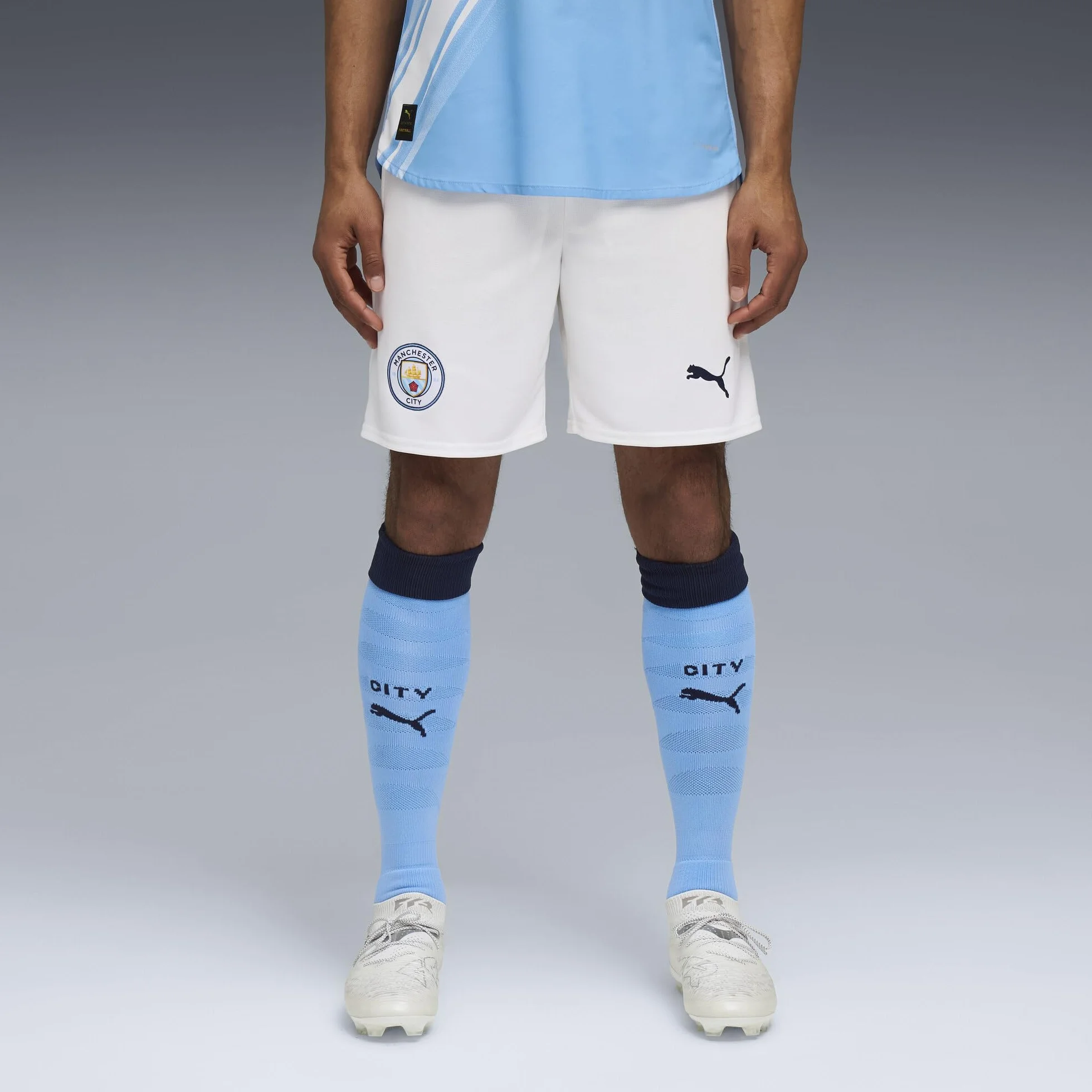 PUMA Pantaloncini da Calcio Manchester City Uomo 2025/26 Nero