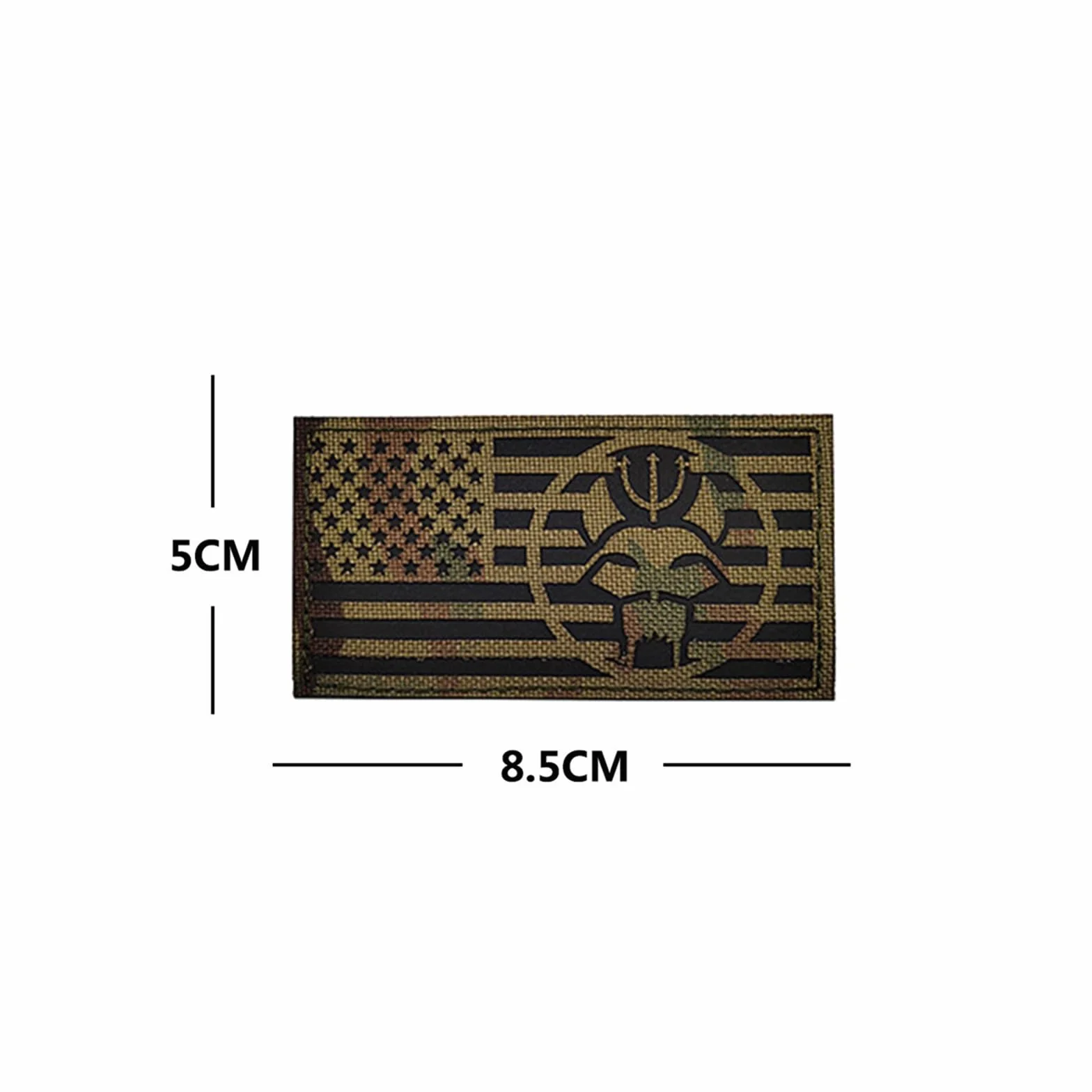 Patch tattica Seal Team Series, patch tattiche militari dell'esercito con chiusura a strappo, patch adesive in tessuto per distintivi (As shown,6)