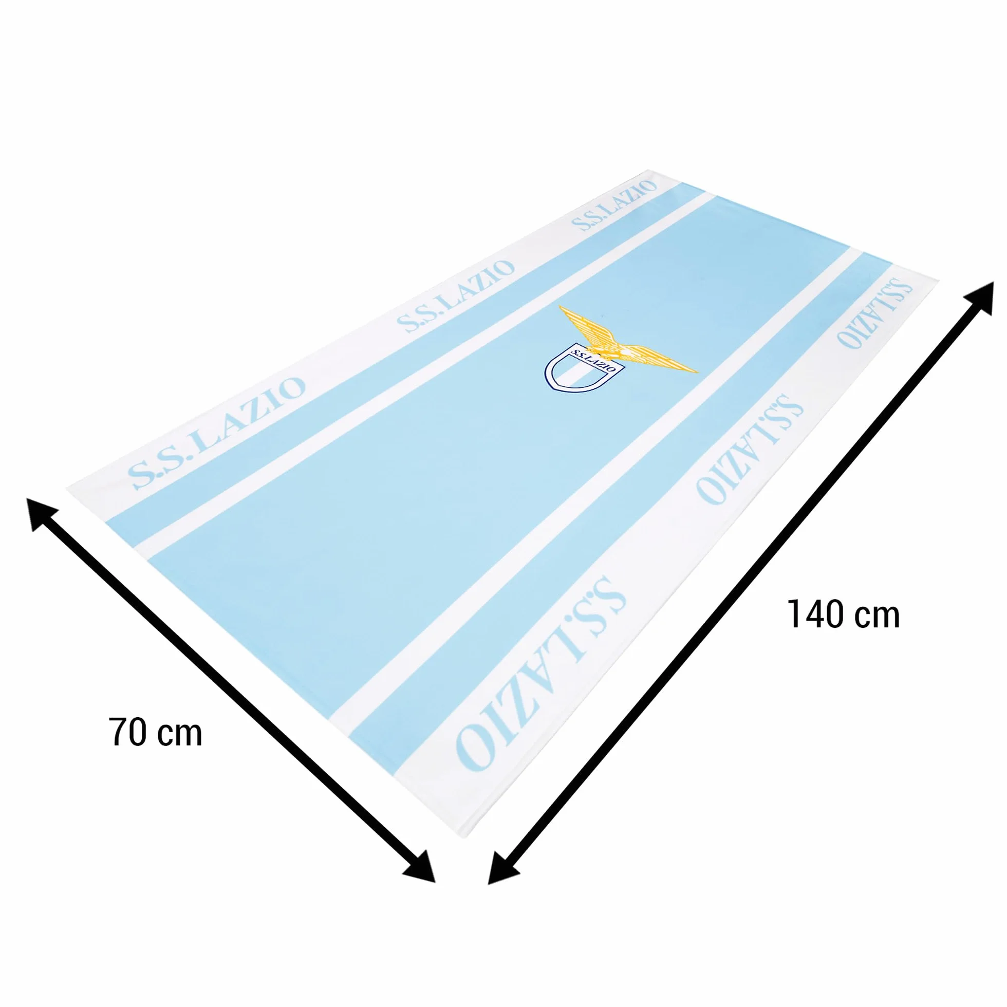 SS Lazio Telo Mare/Piscina 70x140 cm Microfibra Prodotto Ufficiale