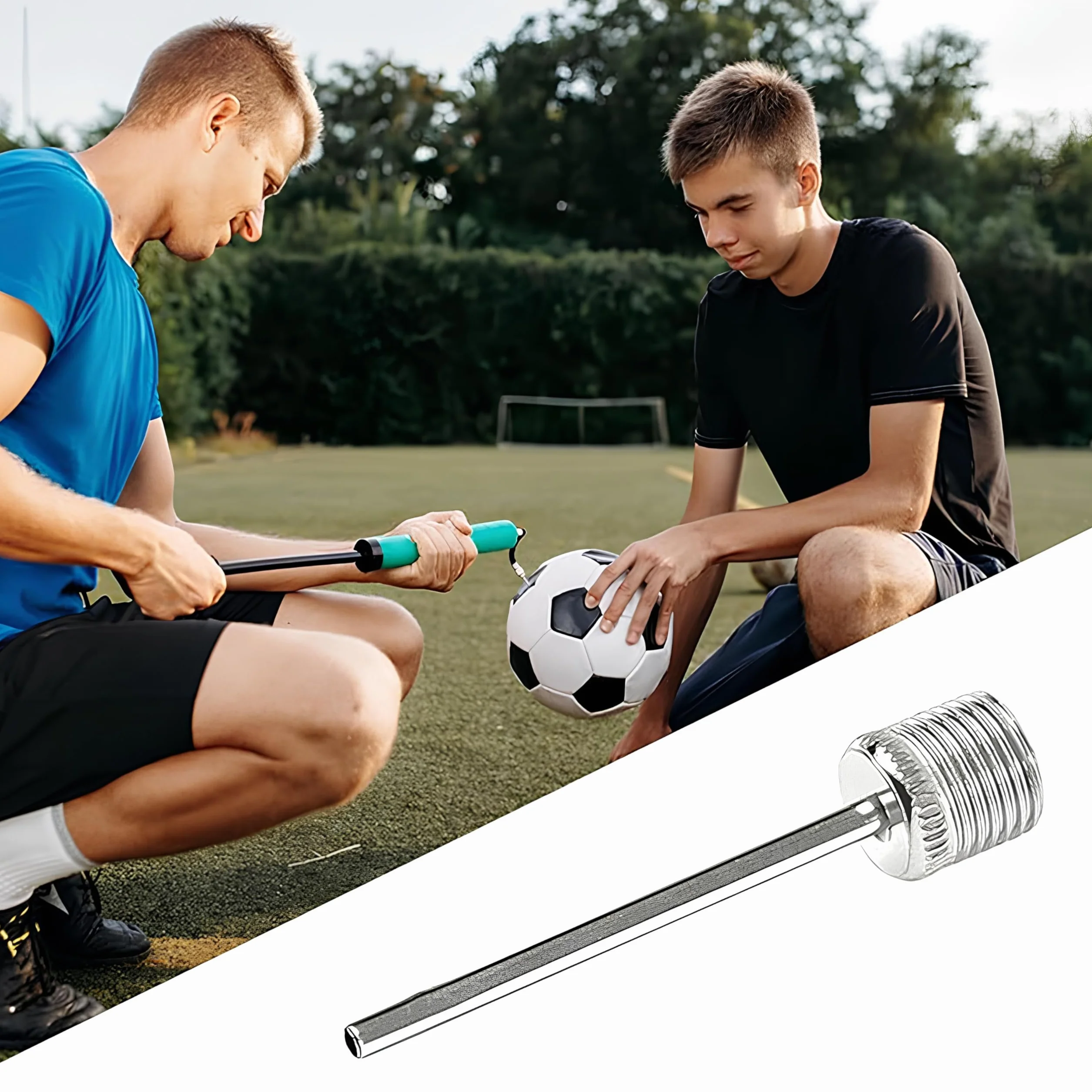 Aghi per Gonfiare Palloni Acciaio Inossidabile 10pcs per Basket, Pallavolo, Calcio
