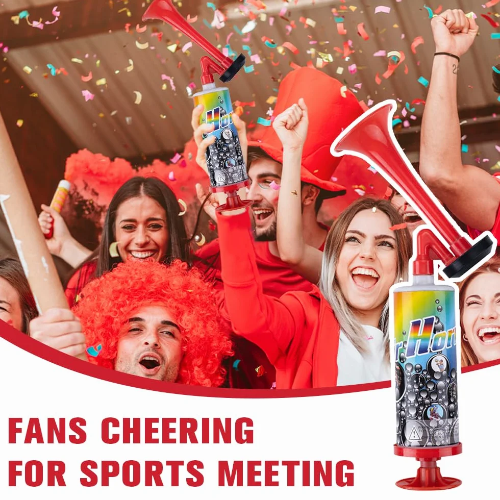 Tromba da Stadio 4 Pezzi Air Horn, Trombetta Forte, Tromba Ad Aria Compressa Handheld Fanfare
