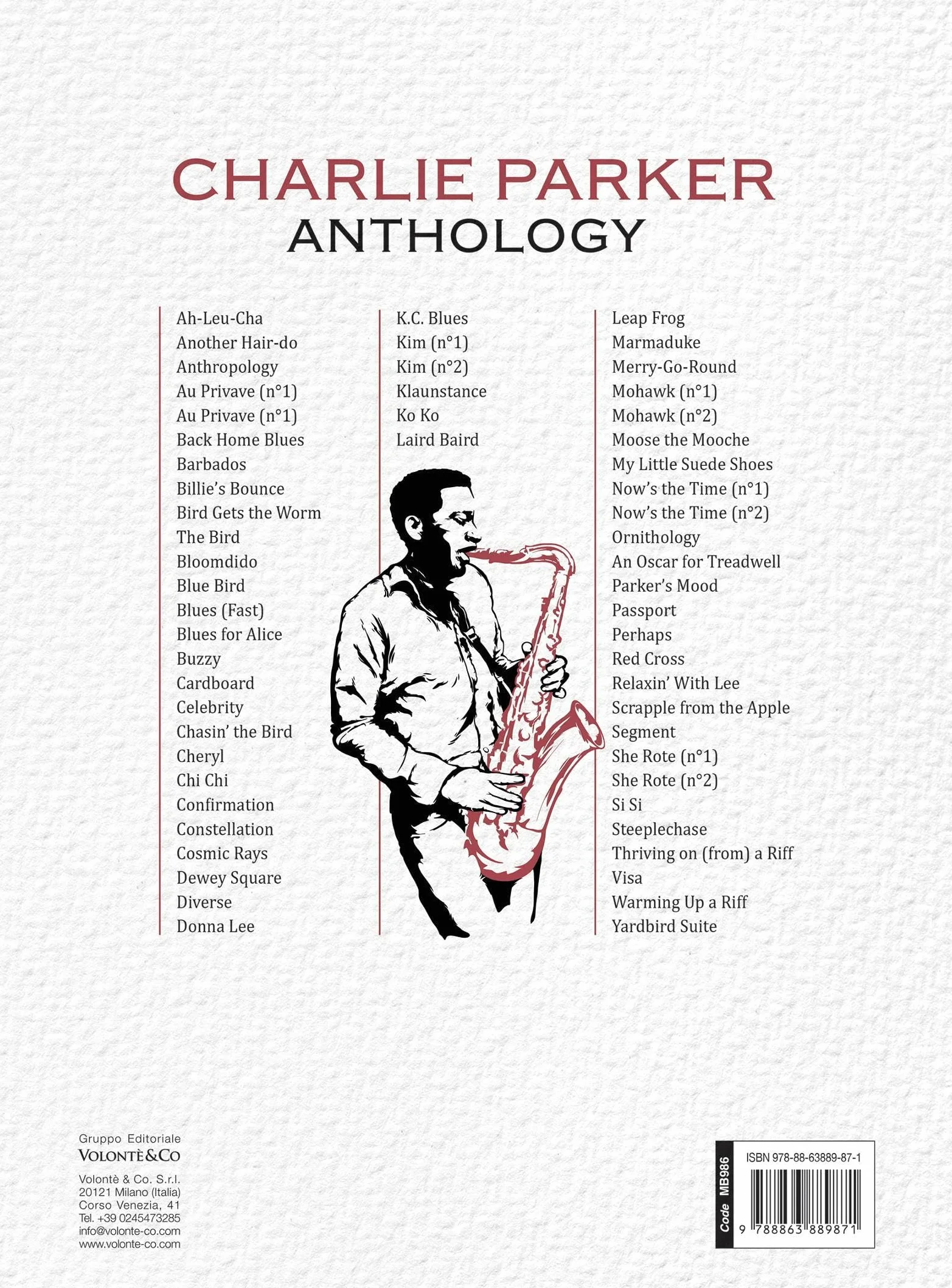 Charlie Parker. Anthology