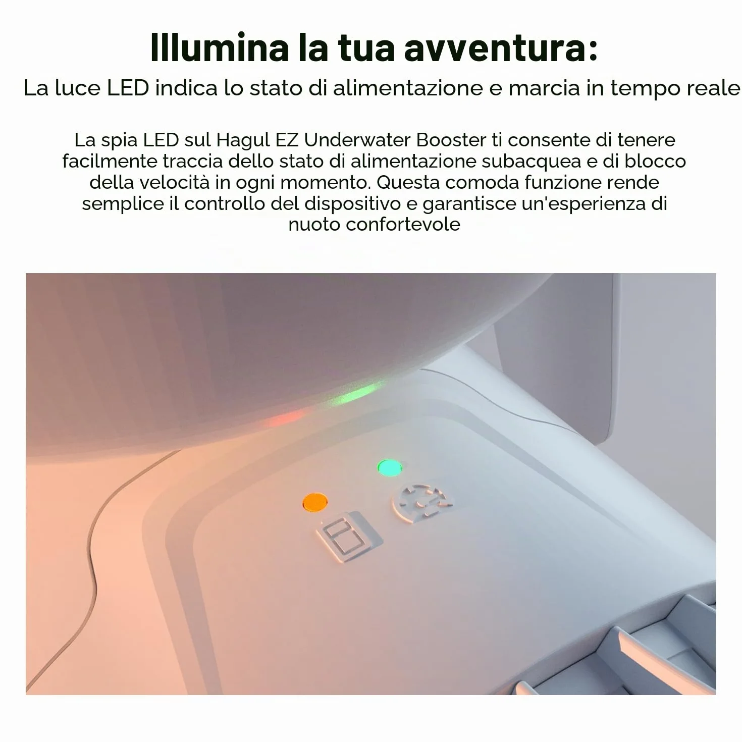 Sublue Hagul Monopattino subacqueo 50 Minuti 2 Marce 15 m Impermeabile