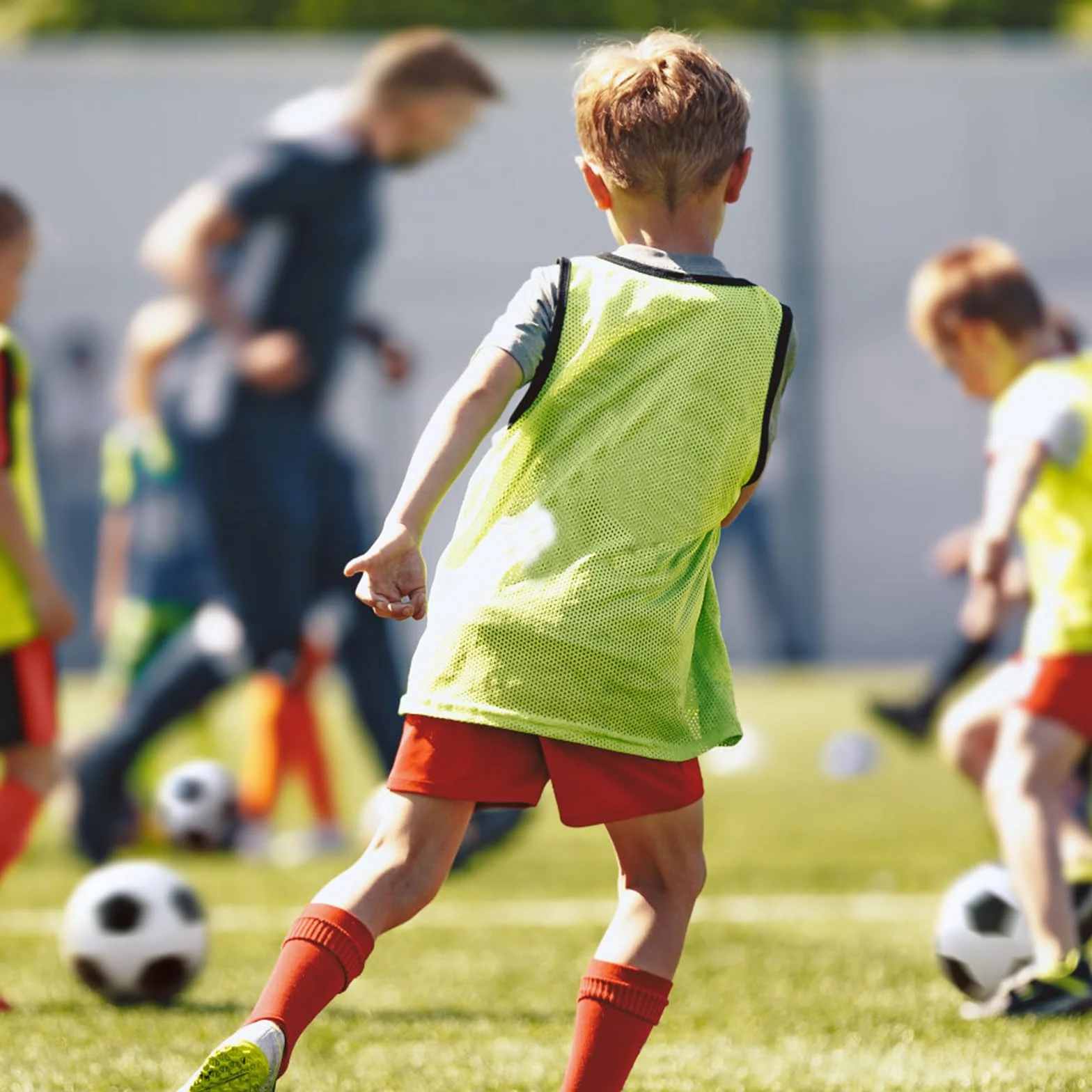 Football Training Bibs for Kids Youth Soccer Netball Rugby Cricket Hockey