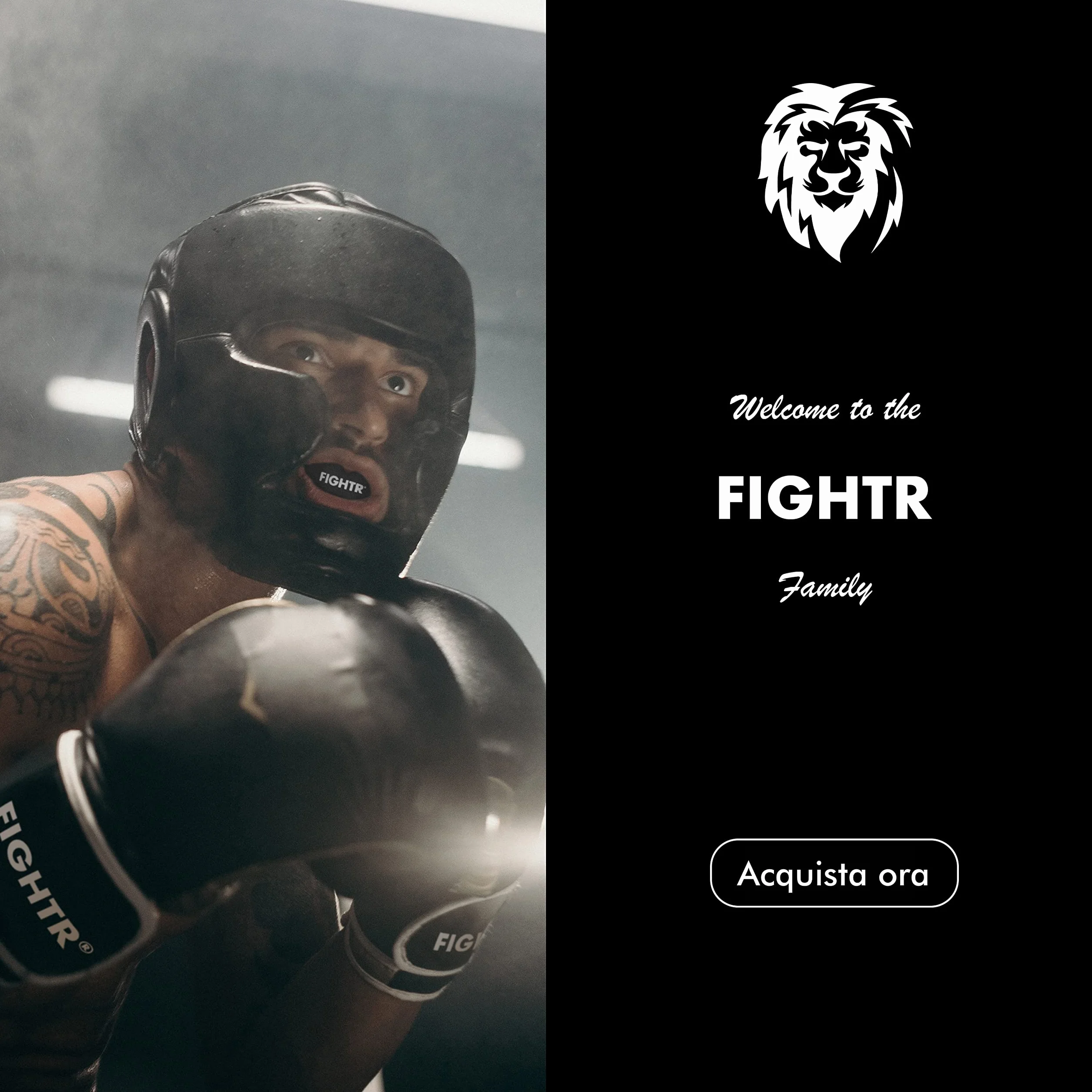 FIGHTR® paradenti sportivo regolabile per boxe MMA Muay Thai Hockey arti marziali con scatola igienica