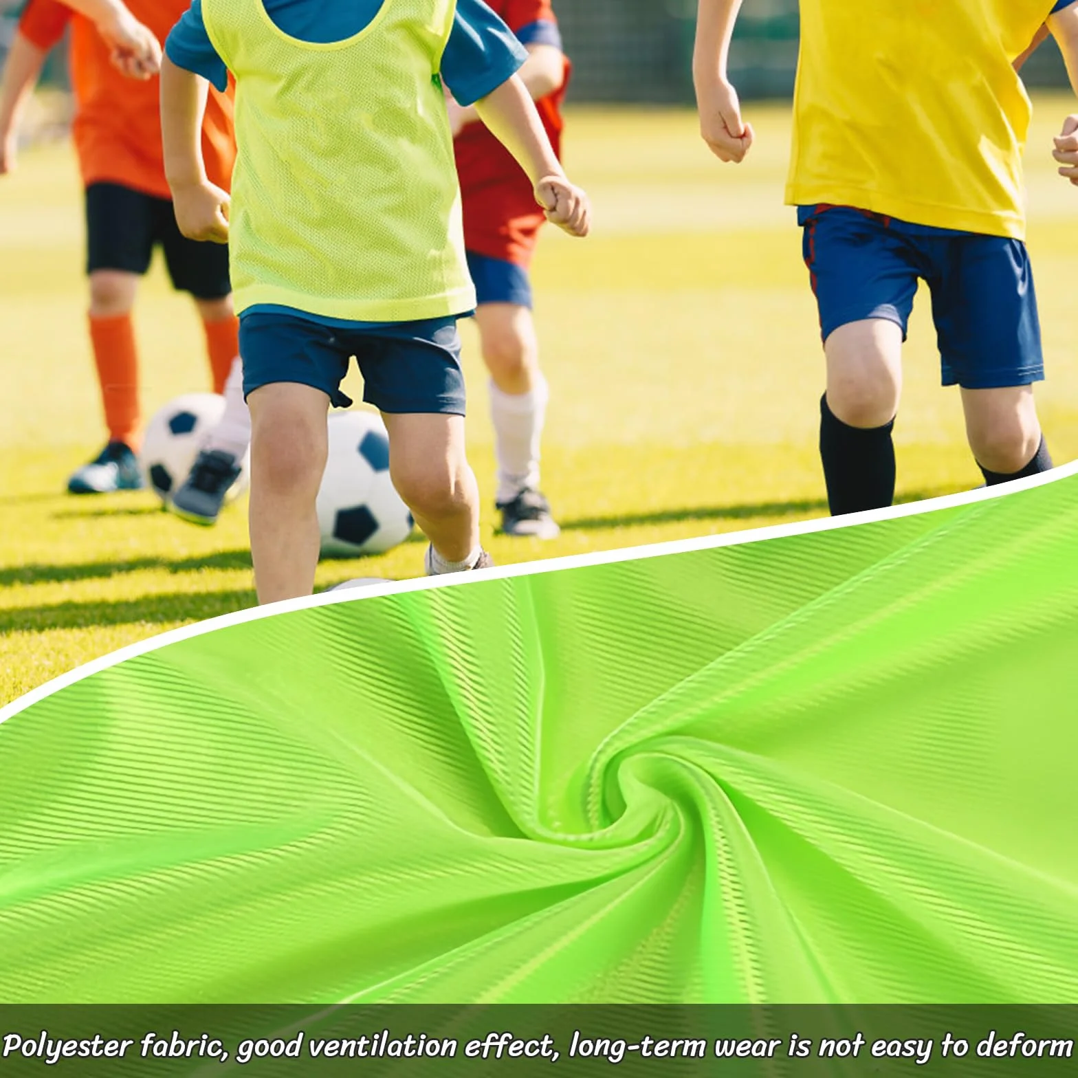 Football Training Bibs for Kids Youth Soccer Netball Rugby Cricket Hockey