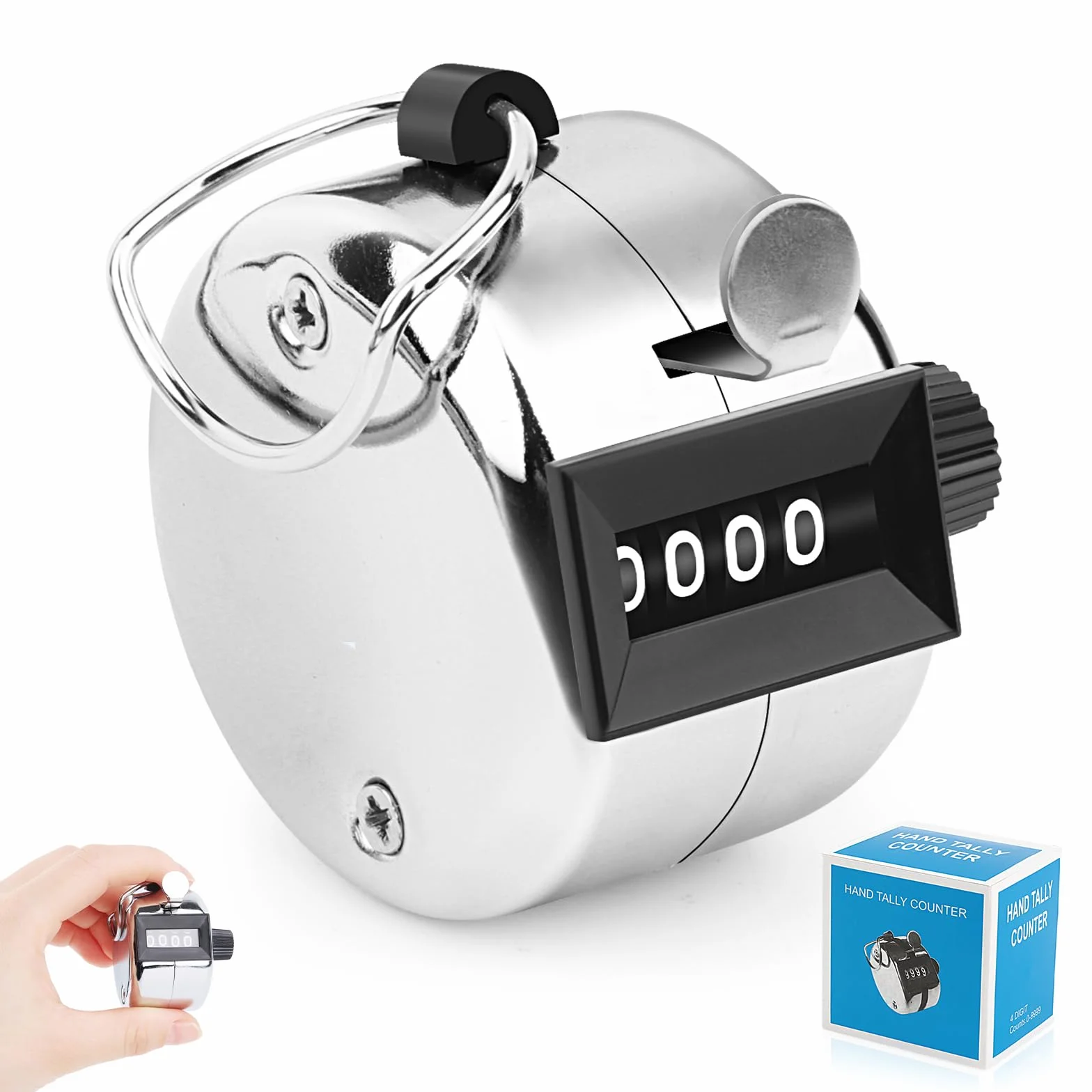 UKOFEW Contatore Conta Persone Manuale Portatile Contacolpi Contagiri per Sport Golf Allenatore Scuola