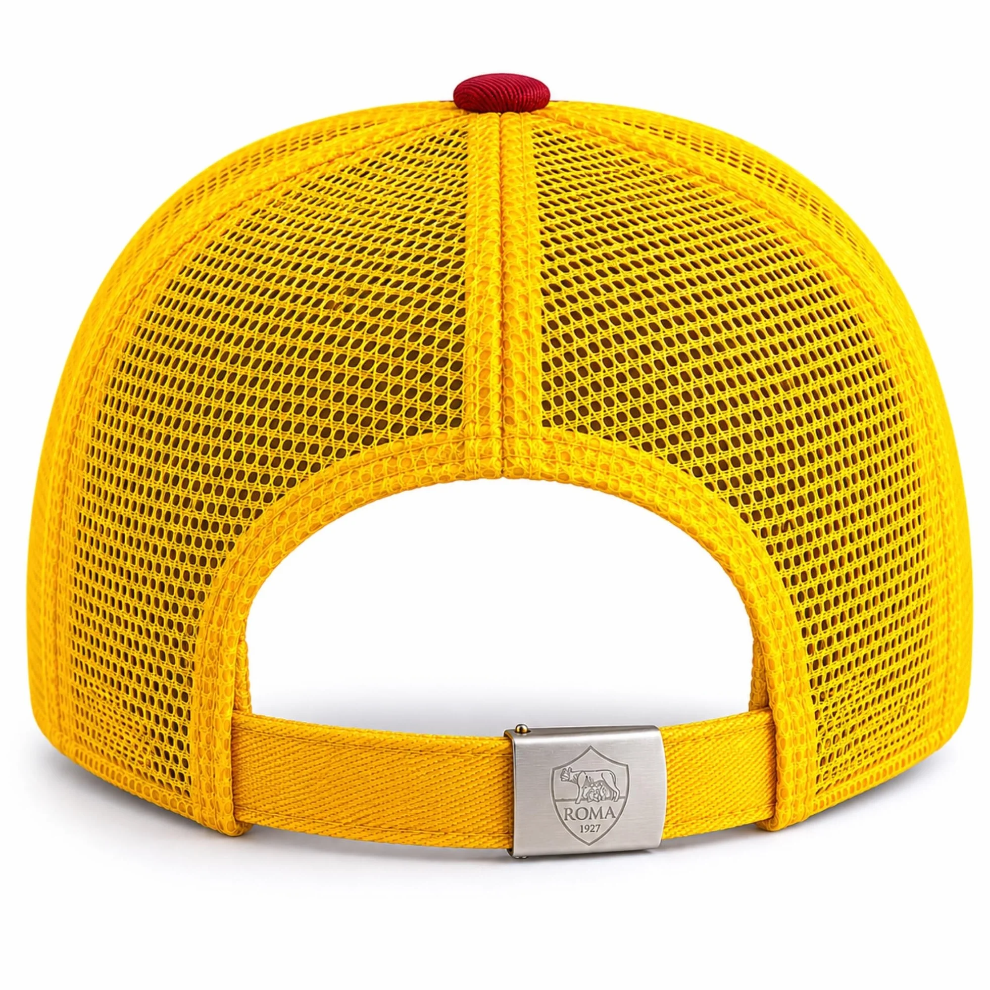 AS Roma Cappello Ufficiale Cotone Logo Baseball Visiera Curva Regolabile Licenza