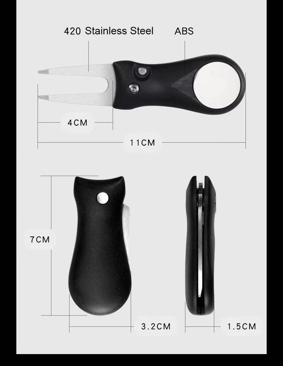 Golf Kit Accessori di Pulizia Spazzola per Mazze da Golf con Setole in Nylon e Filo