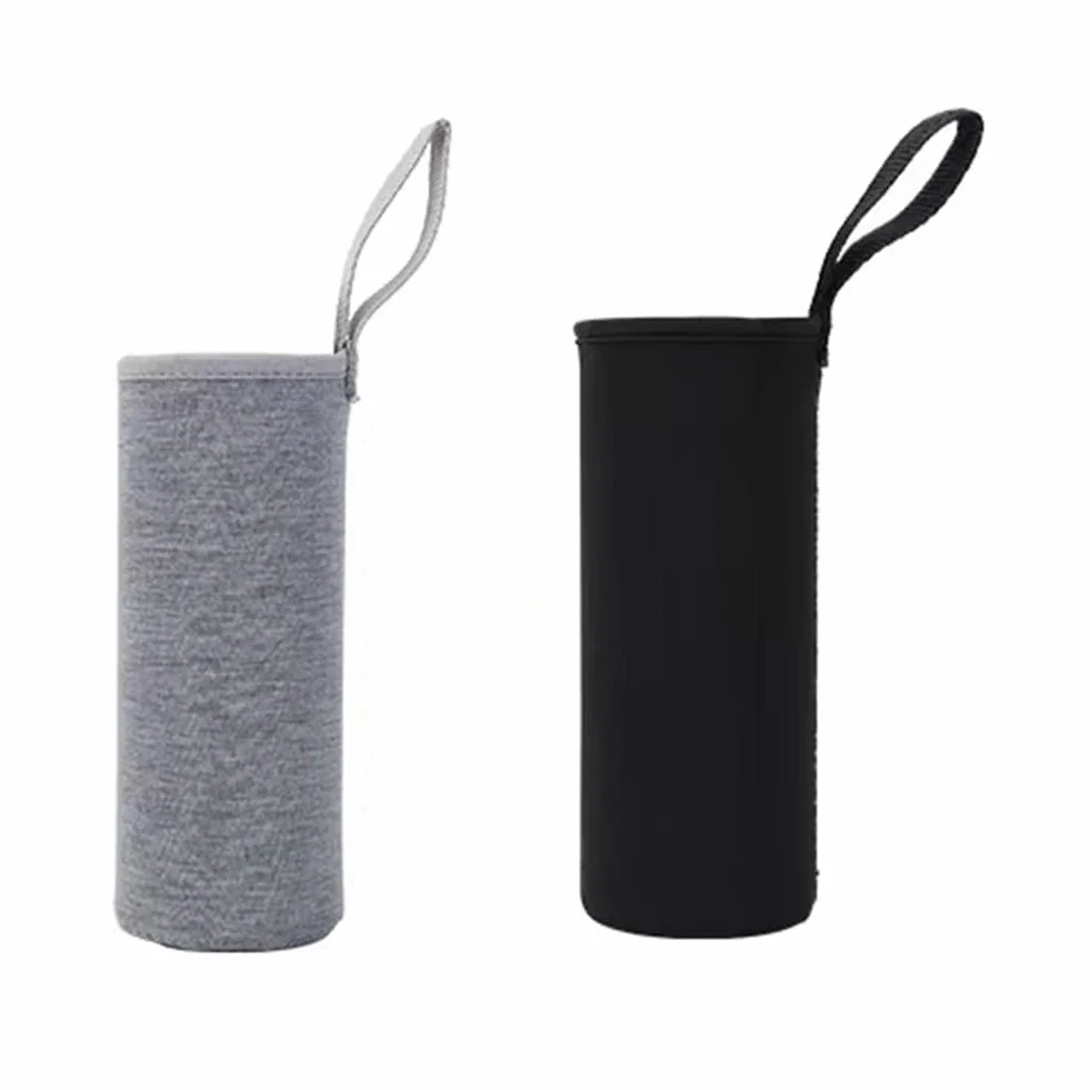 Fodera termica in neoprene per bottiglia d'acqua 1000 ml nero