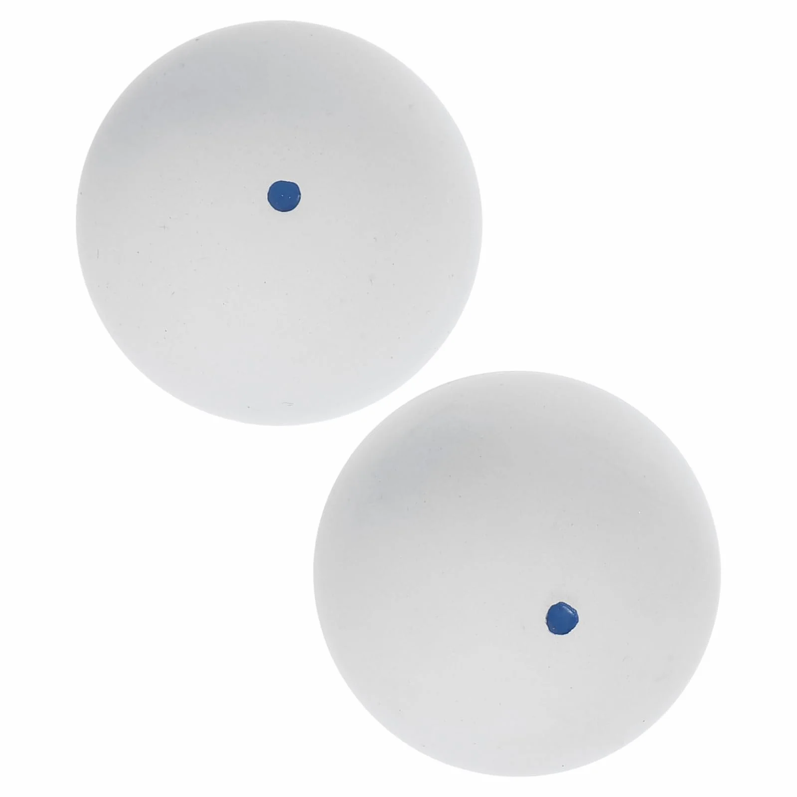 Palline da Squash in Gomma Bianco per Allenamento Indoor Outdoor