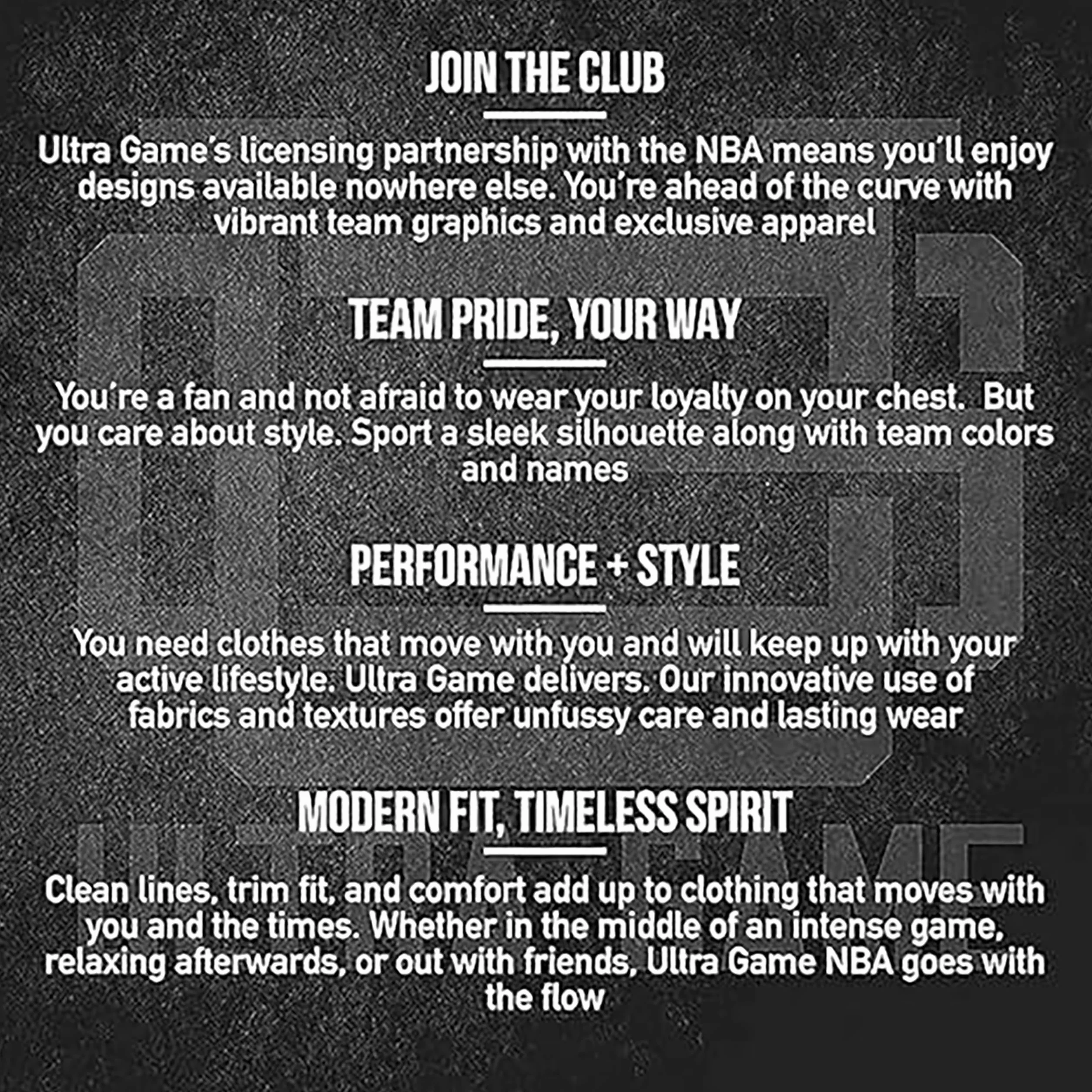 Ultra Game Felpa con Cappuccio Ufficiale NBA Midtown Super Morbida da Uomo
