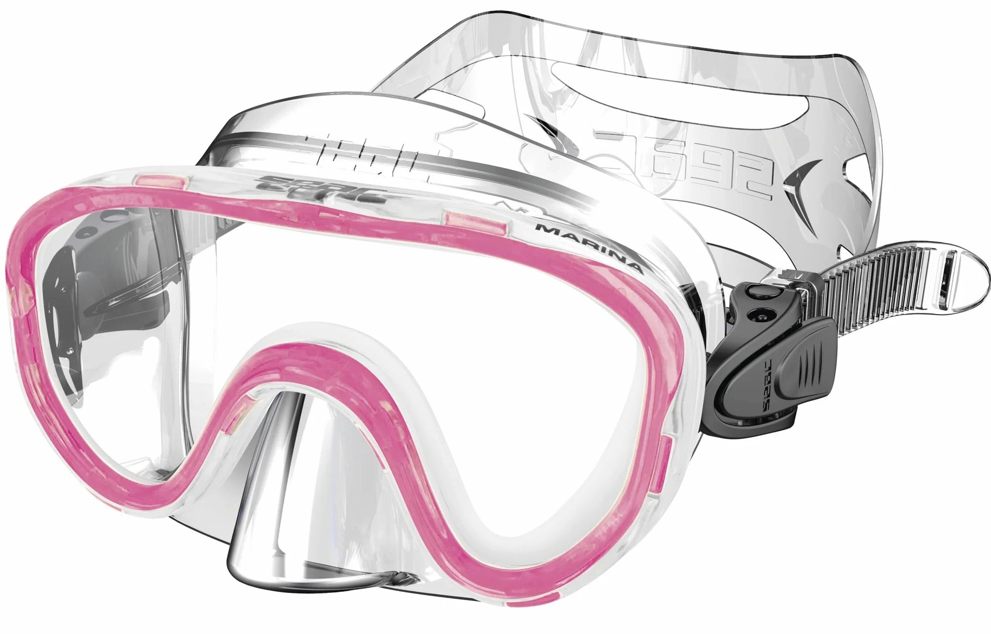Seac Marina SLT, Maschera da snorkeling in polimero senza ftalati per bambini