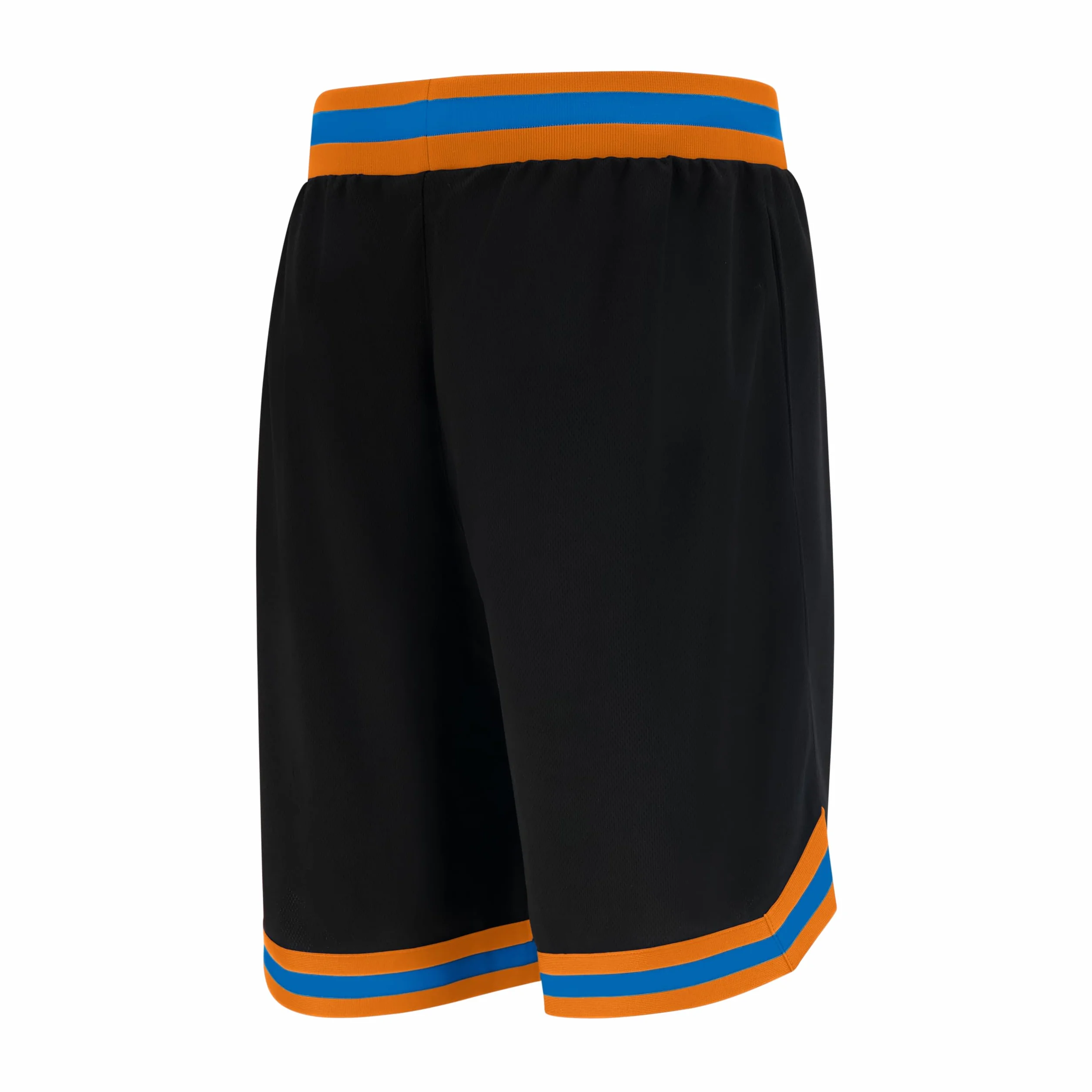 Ultra Game UNK NBA GSM3547F NBA Woven Team Logo Poly Mesh Basket Shorts Nero, Large